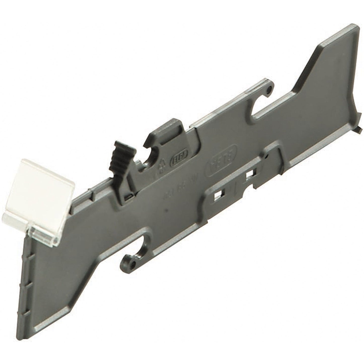 ELBA Pendelleitkarte 5,1 x 22 cm (B x L) DIN A4 inkl. Beschriftungsschildchen Polystyrol schwarz