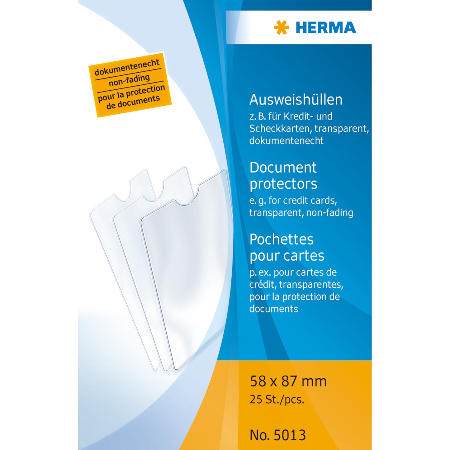 HERMA Ausweishülle Polypropylen transparent 25 St./Pack.