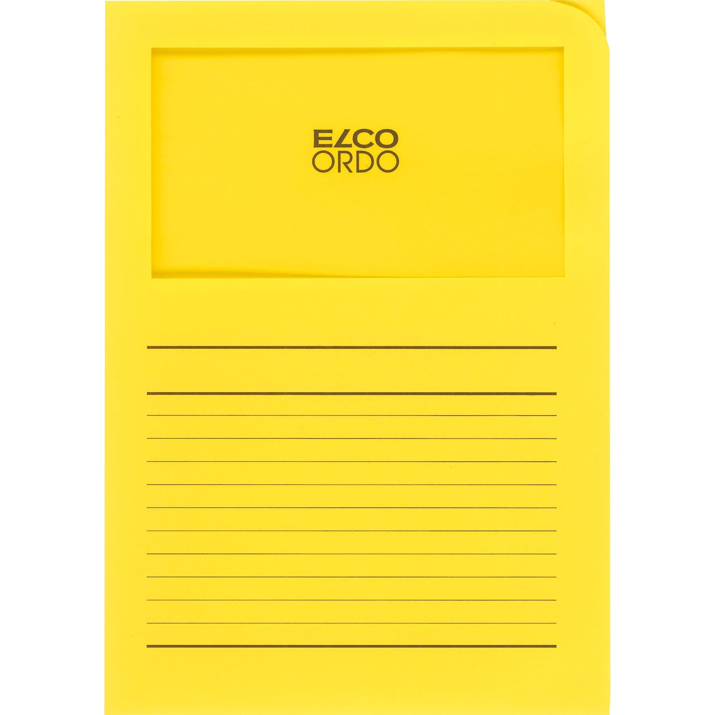 ELCO Sichtmappe Ordo classico DIN A4 120g/m² Papier intensivgelb 100 St./Pack.