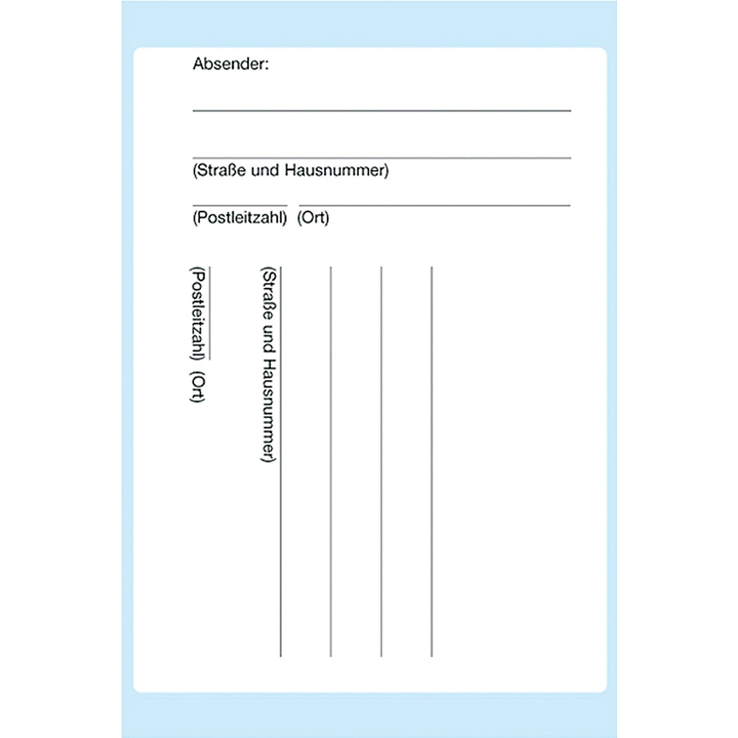 HERMA Adressaufkleberblock DIN C7 8 Bl.