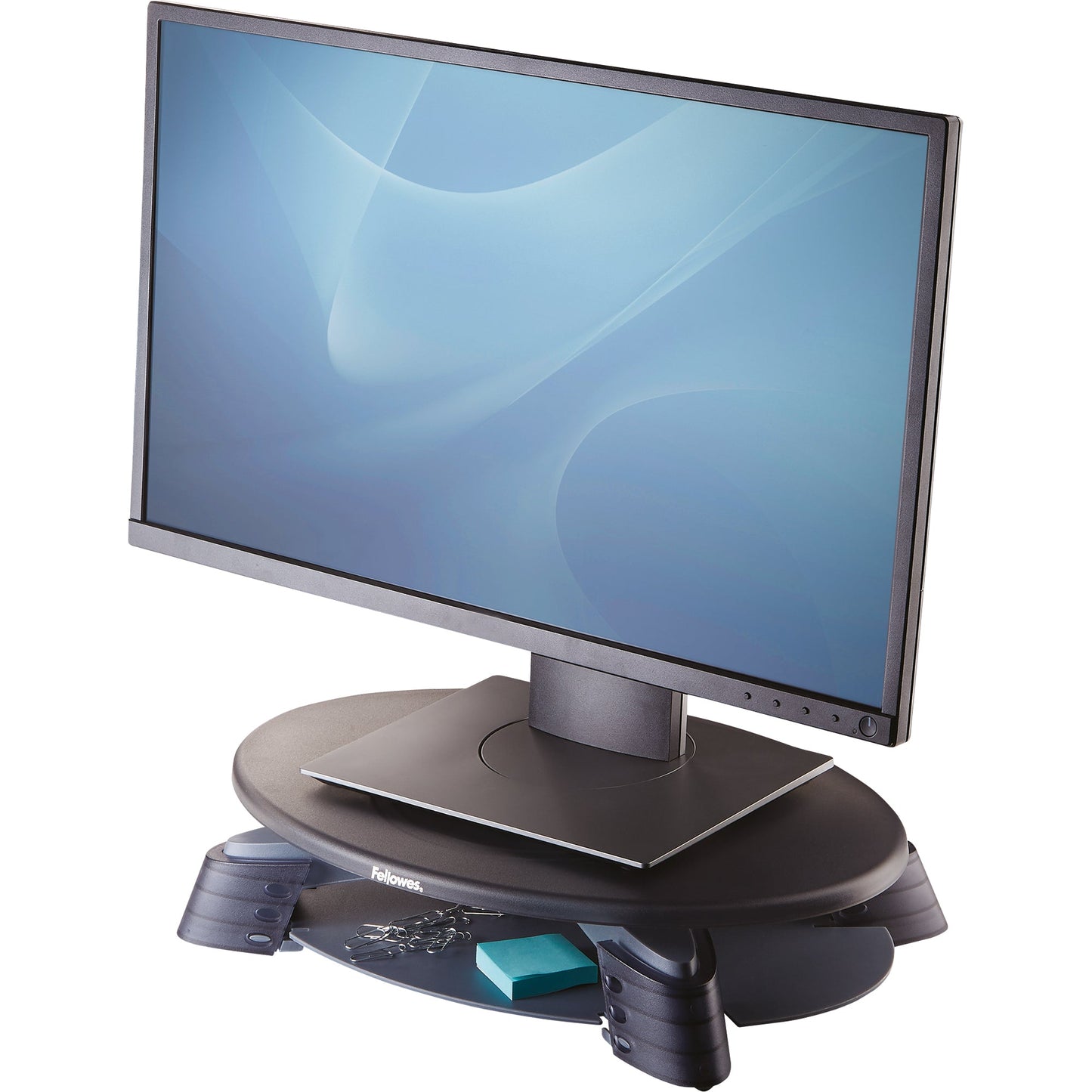 Fellowes® Monitorständer 42,6 x 12,1 x 28,9 cm (B x H x T) 14kg höhenverstellbar Kunststoff schwarz