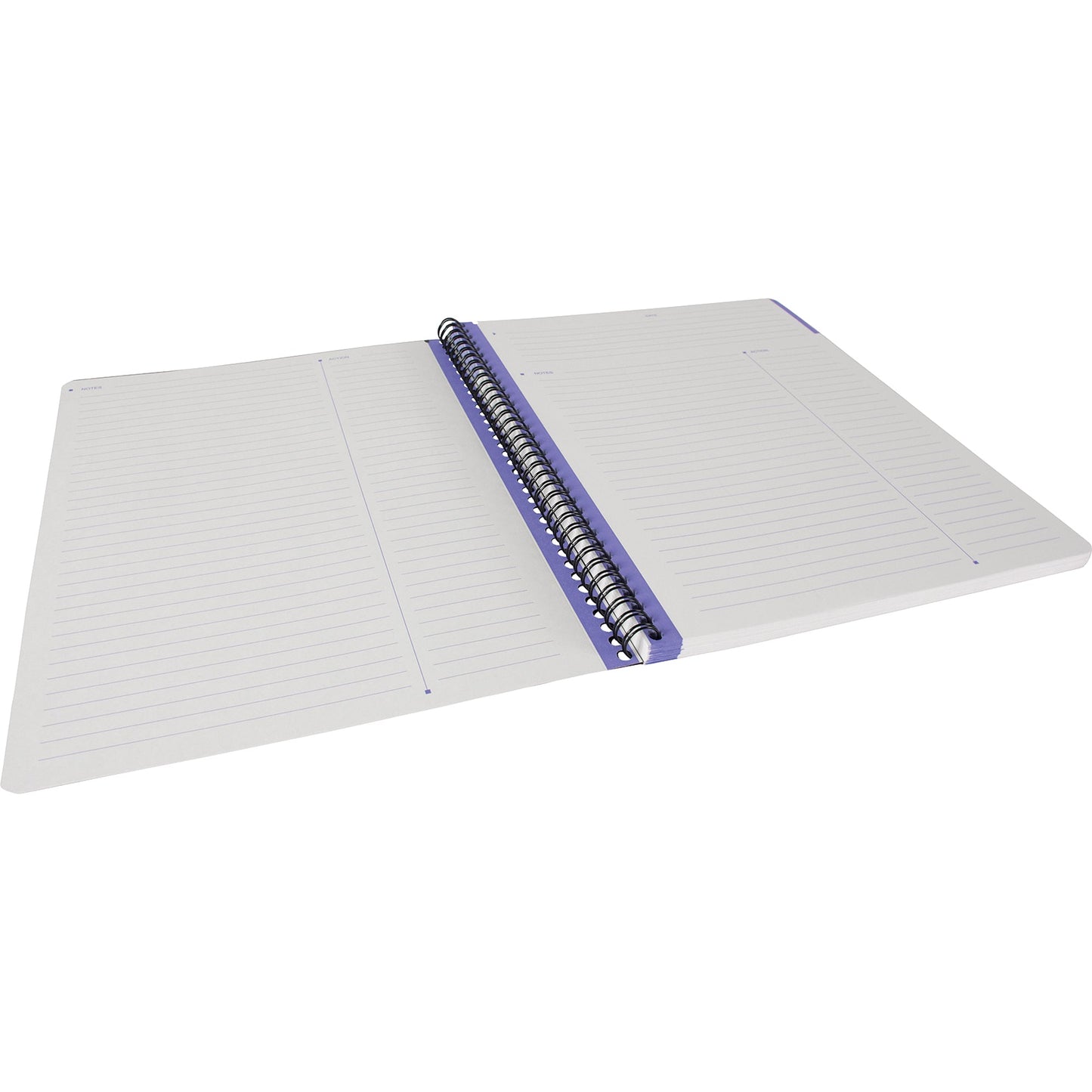 Soennecken Collegeblock Officebook date notes action DIN A4+ liniert 90g/m² Polypropylen schwarz 80 Bl.