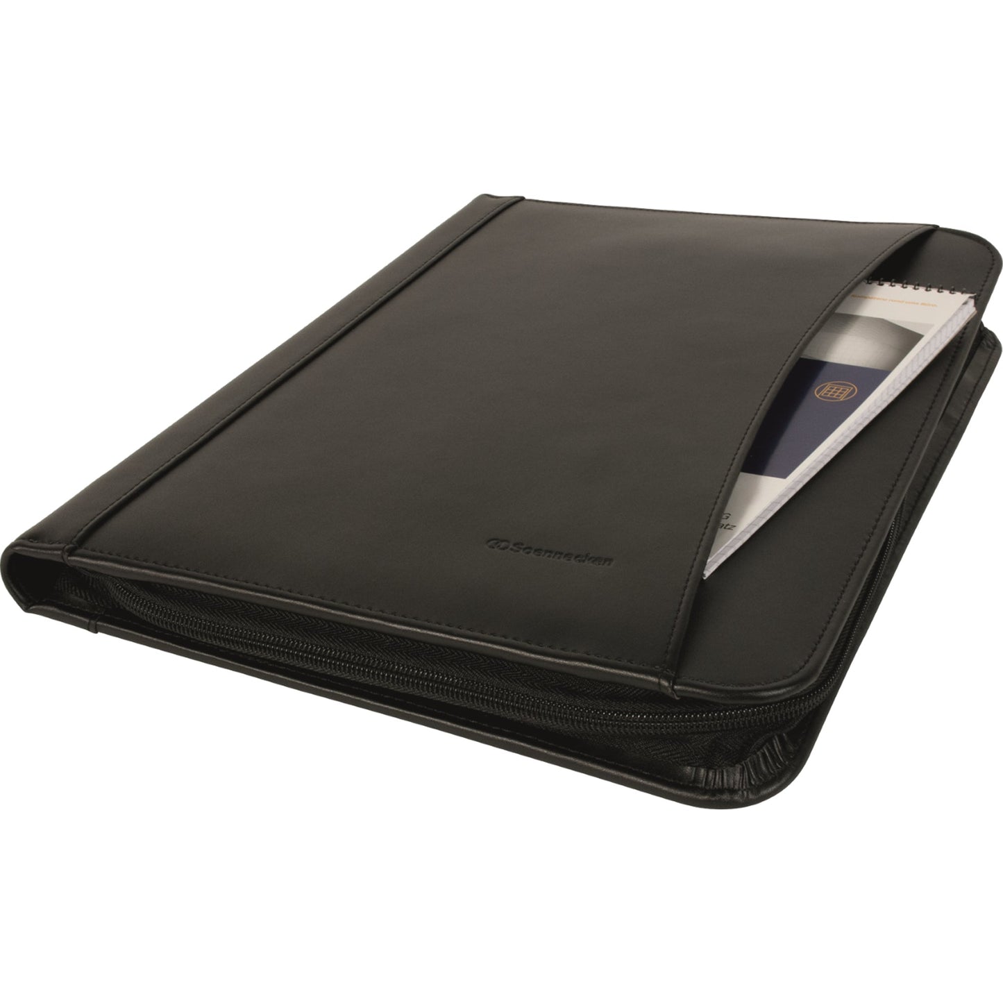 Soennecken Schreibmappe DÜSSELDORF 34 x 27 x 4 cm (B x H x T) Lederimitat schwarz