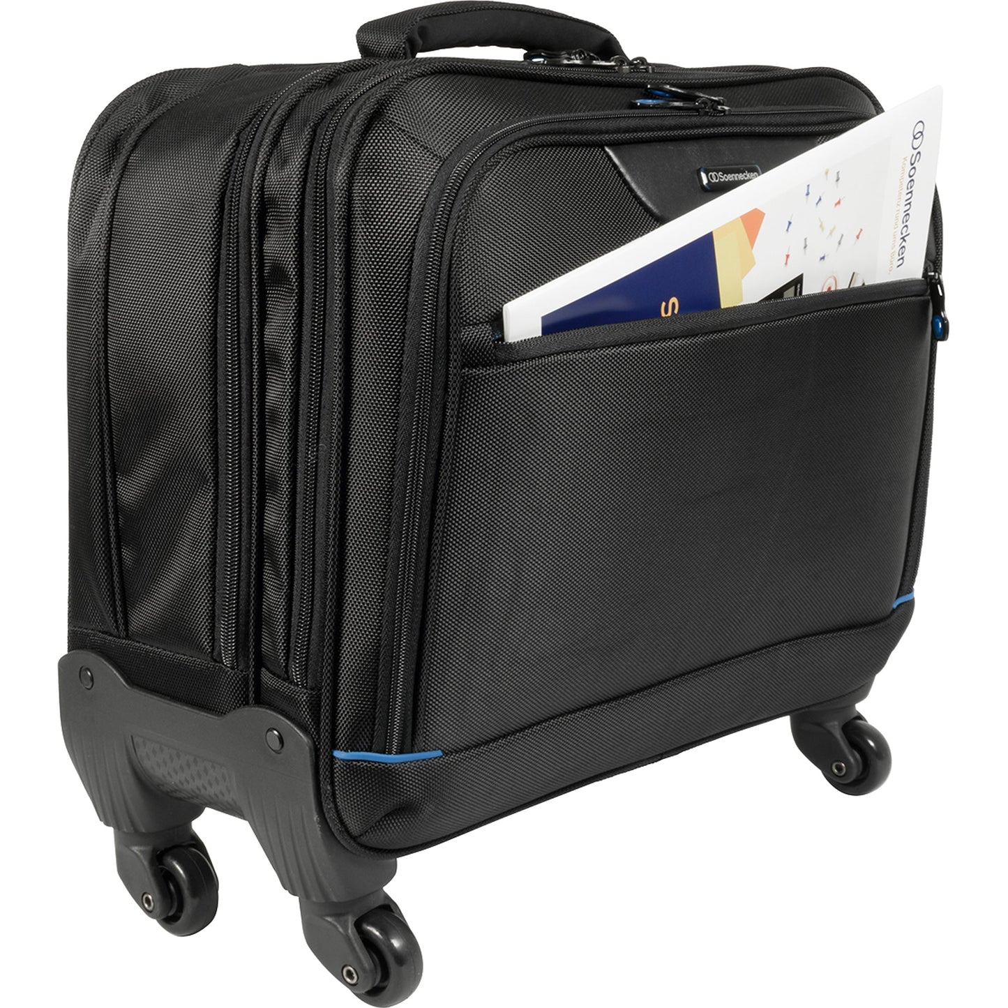Soennecken Notebooktrolley MÜNCHEN 42 x 42,5 x 21,5 cm (B x H x T) Nylon schwarz