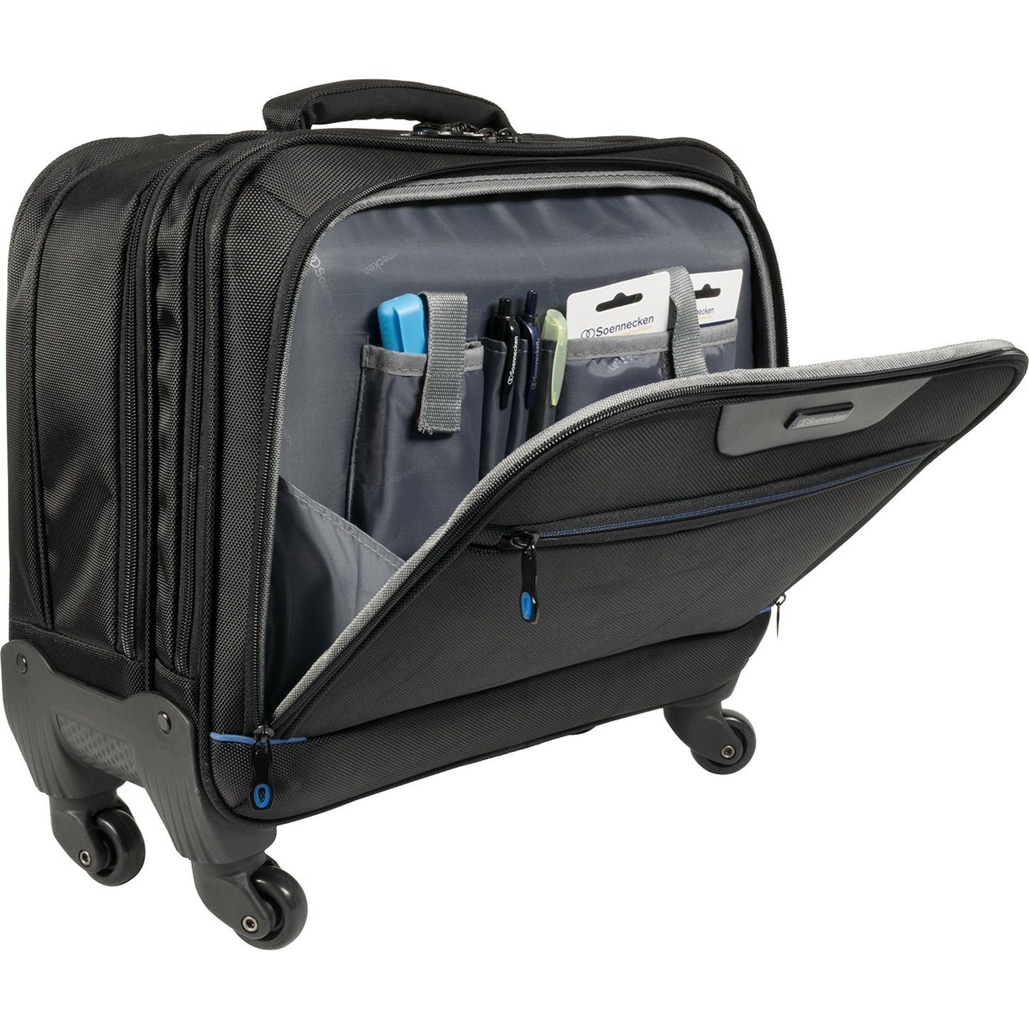Soennecken Notebooktrolley MÜNCHEN 42 x 42,5 x 21,5 cm (B x H x T) Nylon schwarz