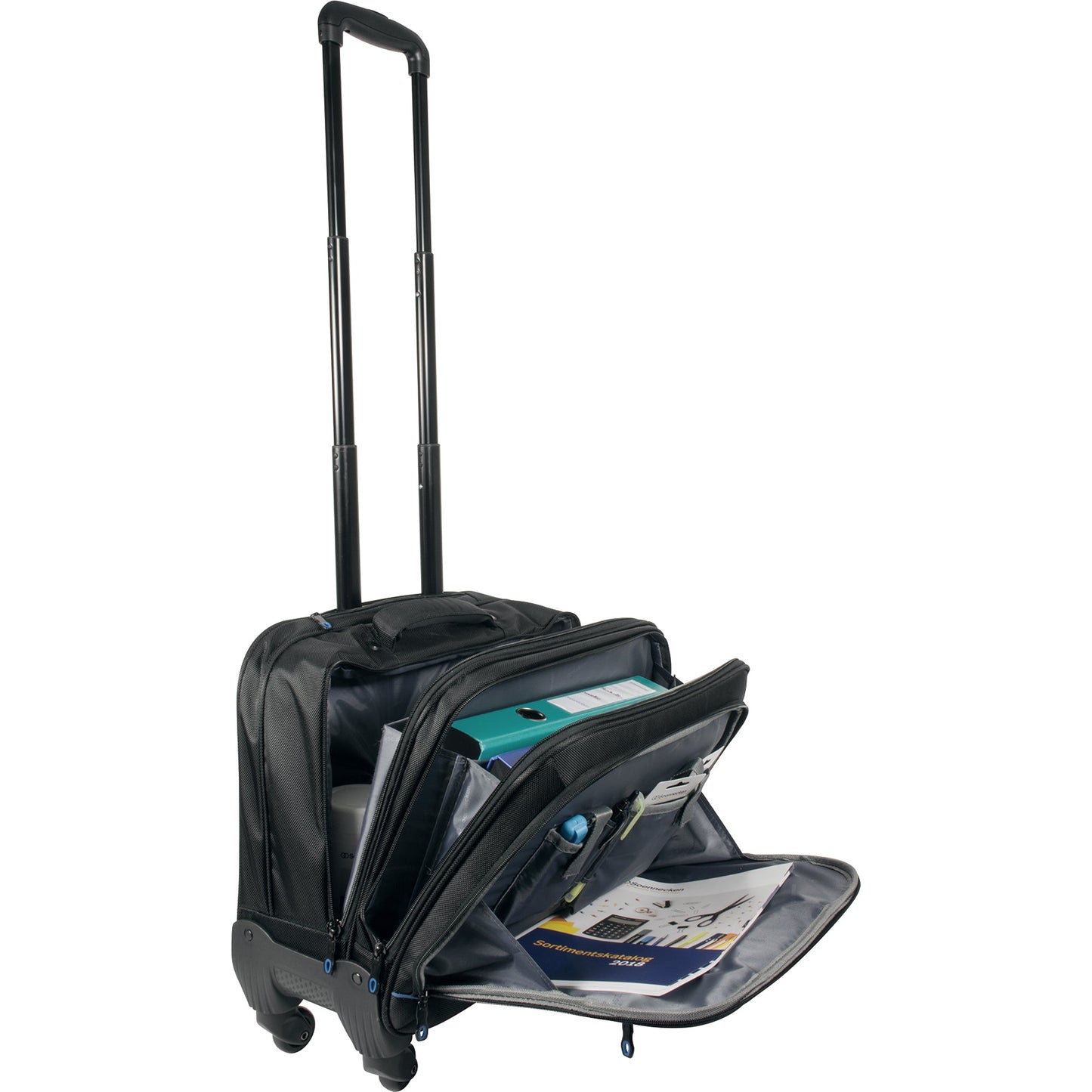 Soennecken Notebooktrolley MÜNCHEN 42 x 42,5 x 21,5 cm (B x H x T) Nylon schwarz