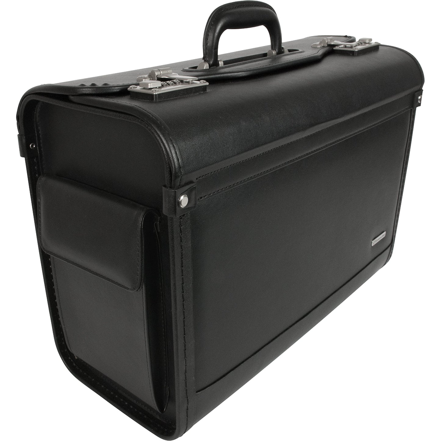Soennecken Pilotenkoffer ROSTOCK 46 x 35 x 20,5 cm (B x H x T) Zahlenkombinationsschloss Lederimitat schwarz