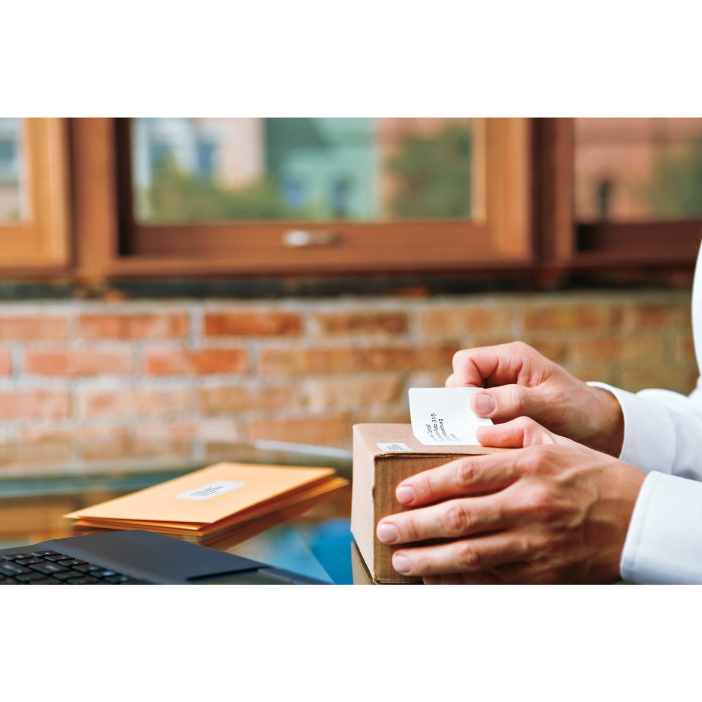 DYMO® Versandetikett 54 x 101 mm (B x H) Papier weiß 220 Etik./Rl. 12 Rl.