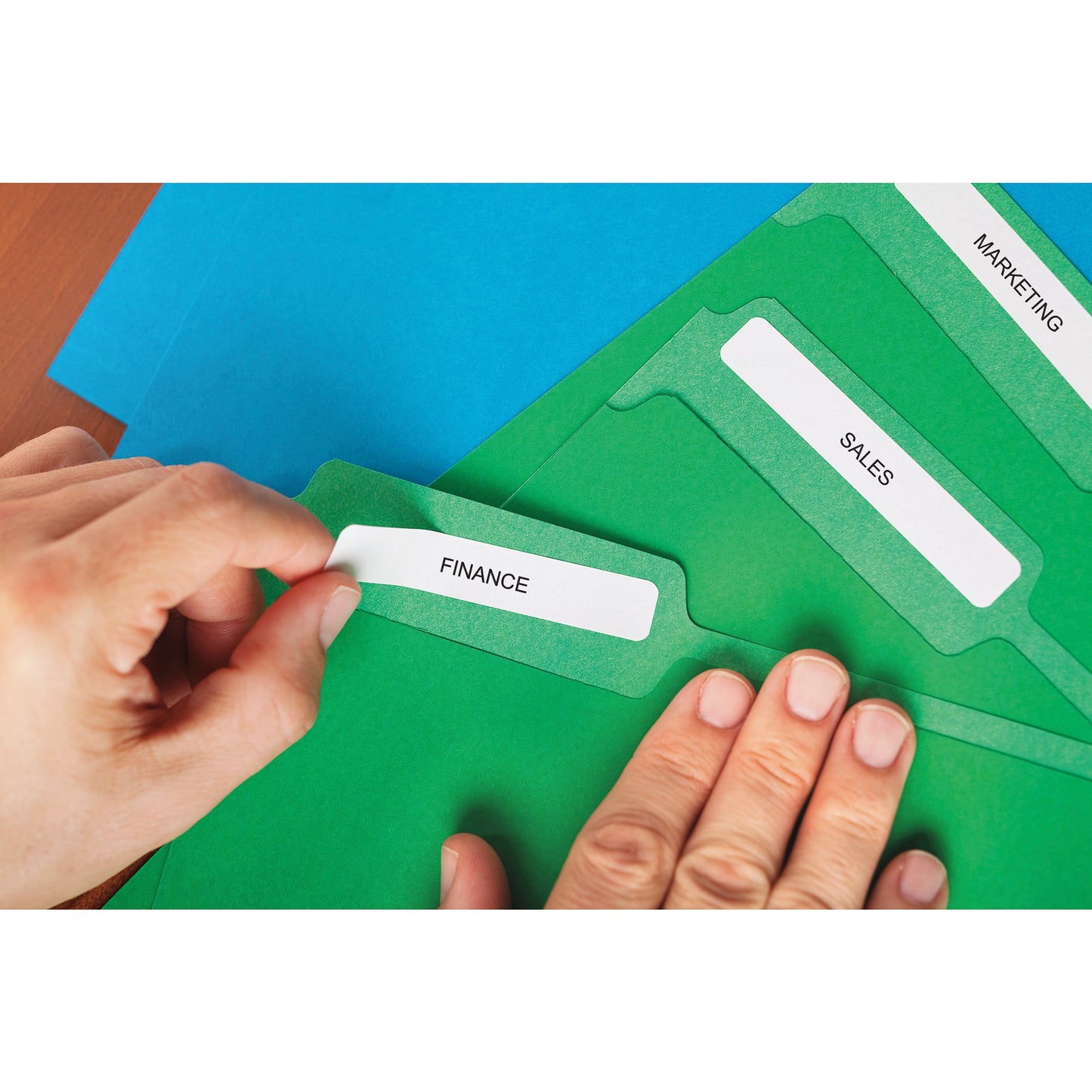 DYMO® Hängeablageetikett Original 12 x 50 mm (B x H) Papier weiß 220 Etik./Rl.