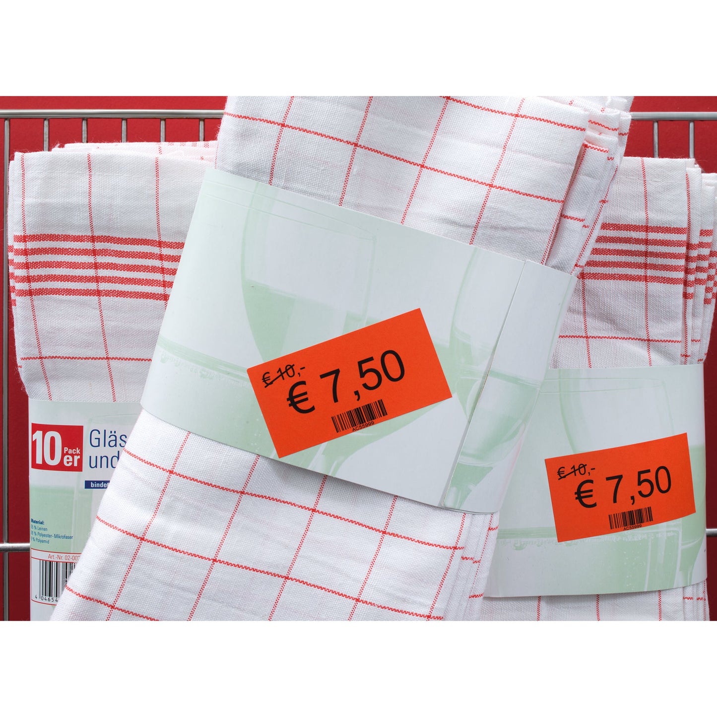 HERMA Universaletikett 210 x 297 mm (B x H) nicht wieder ablösbar Papier rot 100 Etik./Pack.