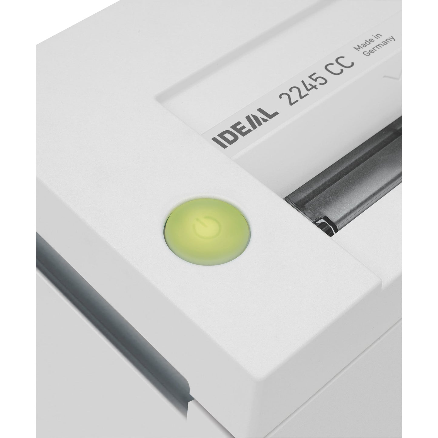 IDEAL Aktenvernichter 2245 CC P-4 Papier, Heftklammern, Büroklammern Partikelschnitt 7 Bl. cool grey