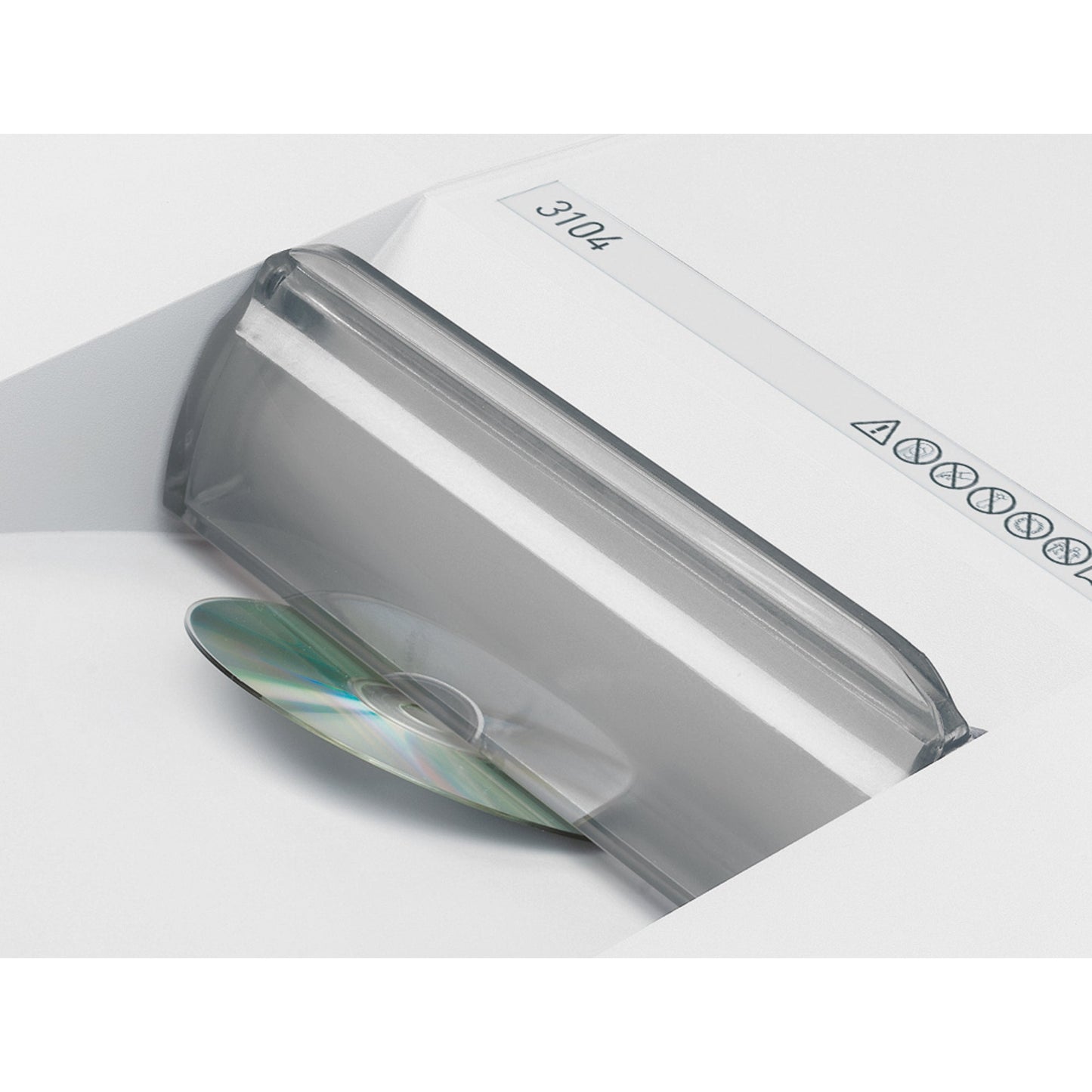 IDEAL Aktenvernichter 3104 CC P-4 Papier, Heftklammern, Büroklammern, Kreditkarten, CDs/DVDs Partikelschnitt 28 Bl. cool grey