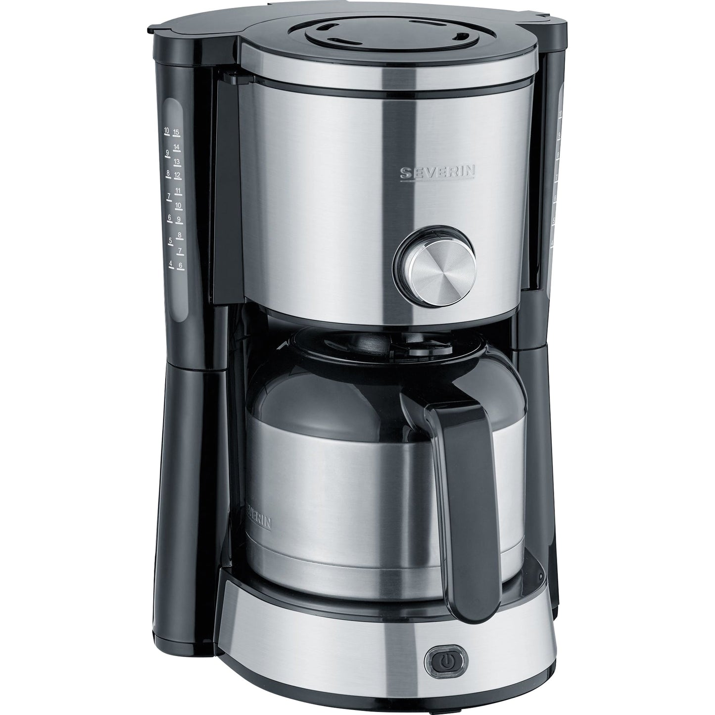 SEVERIN Kaffeemaschine TypeSwitch 30 x 23,5 x 33,8 cm (B x H x T) Filtersystem Thermoskanne 8 Tassen