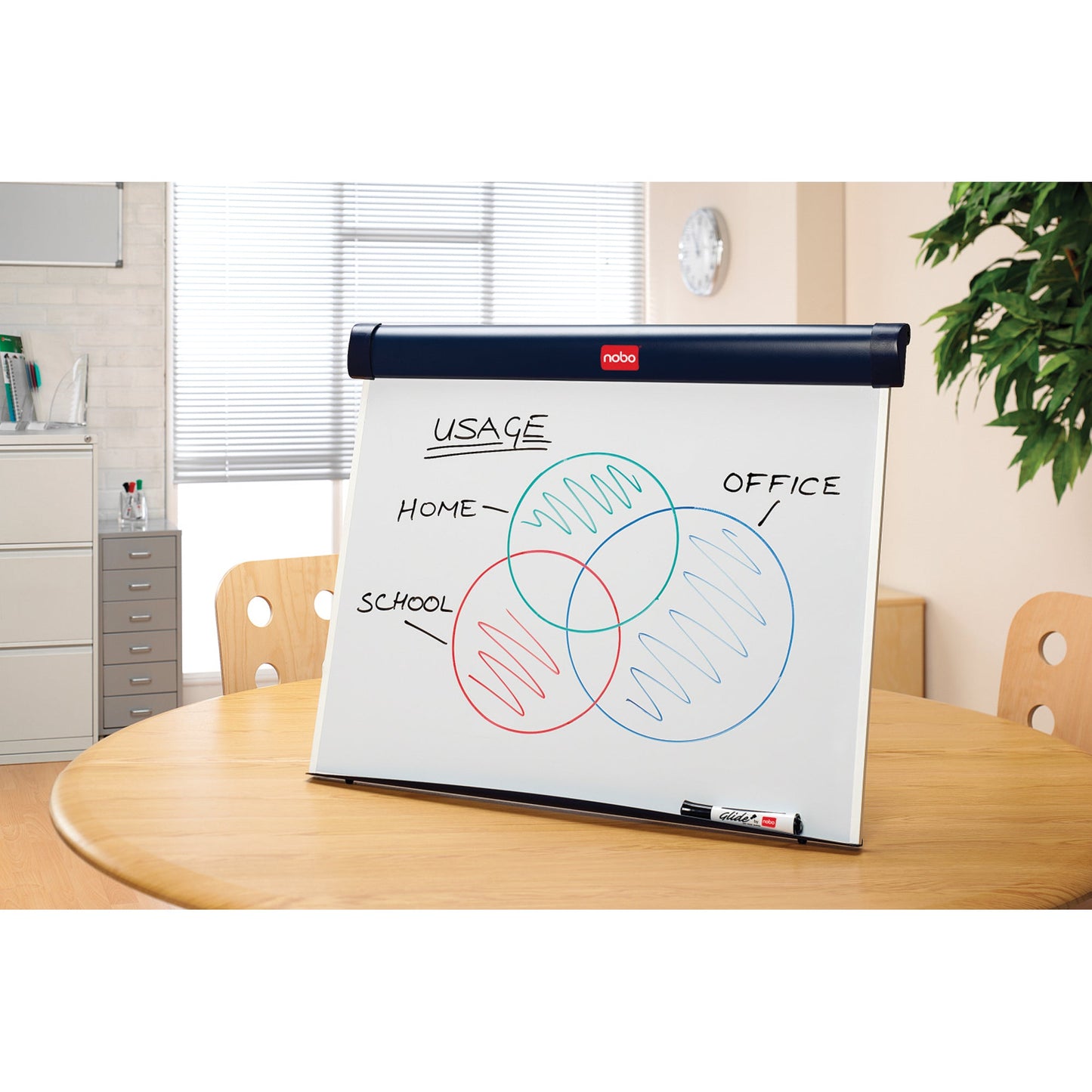 Nobo® Flipchart Barracuda 67,5 x 55 cm (B x H) Stahl weiß