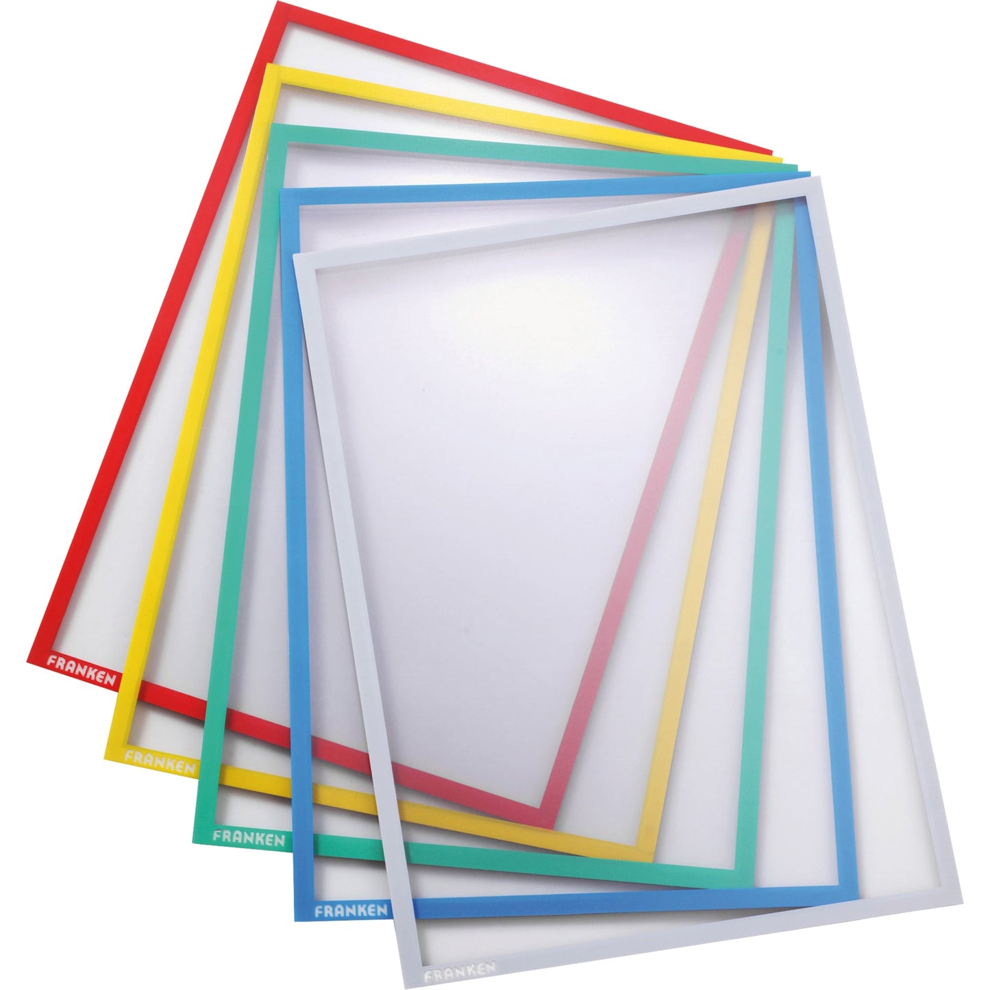 FRANKEN Dokumentenhalter DIN A4 Hartfolie 10 St./Pack.