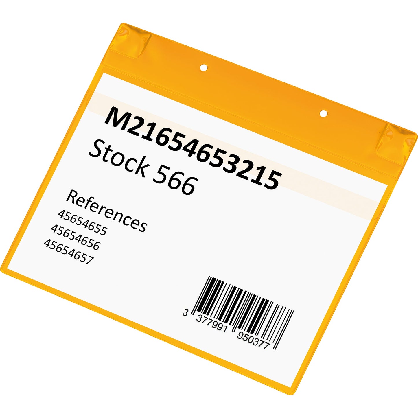 DJOIS Sichttasche Neodym DIN A4 quer PVC gelb 5 St./Pack.