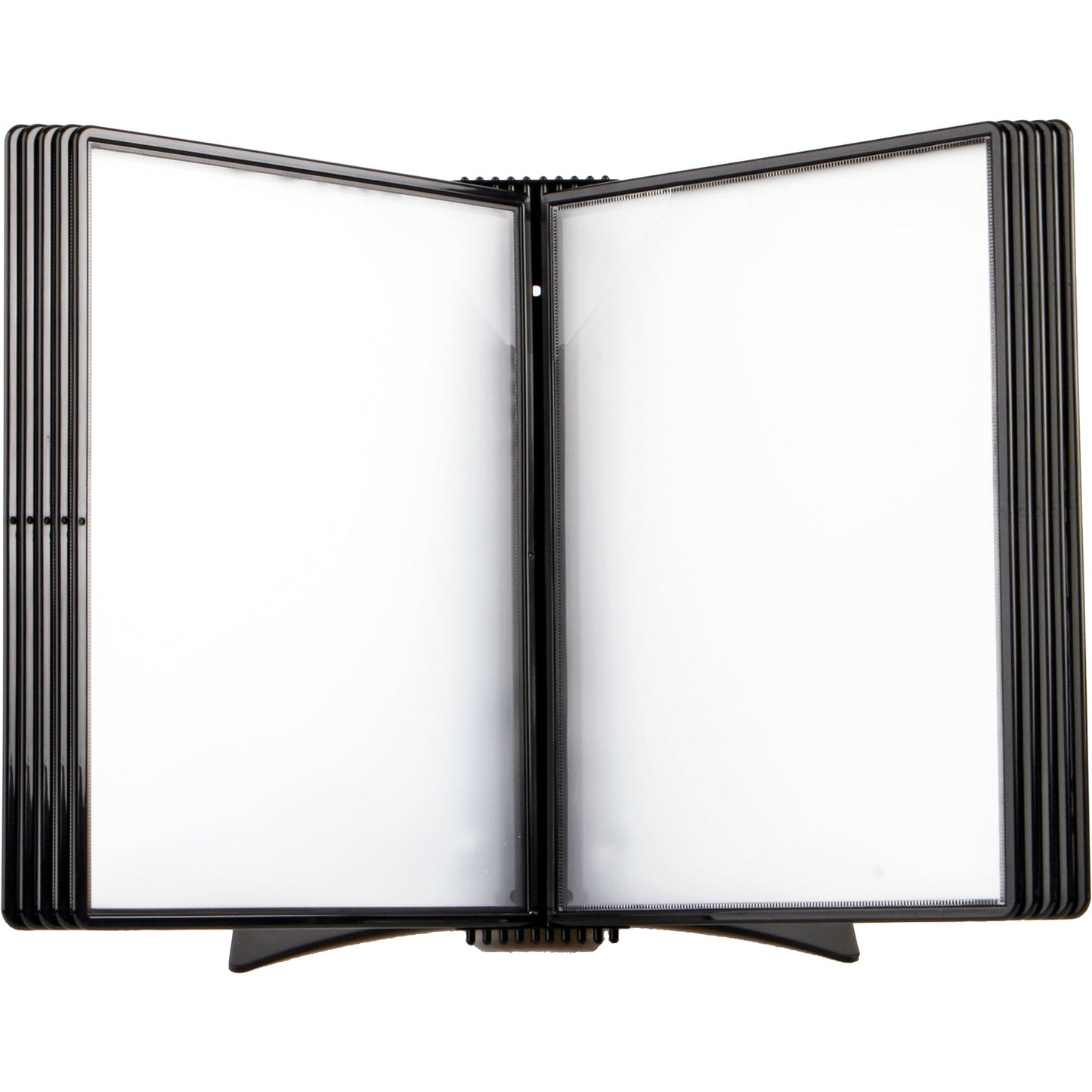 DJOIS Sichttafelständer Easy Load Black Edition 45,5 x 37 x 25 cm (B x H x T) Metall/Polypropylen Anzahl der mitgelieferten Sichttafeln: 10 Sichttafeln schwarz