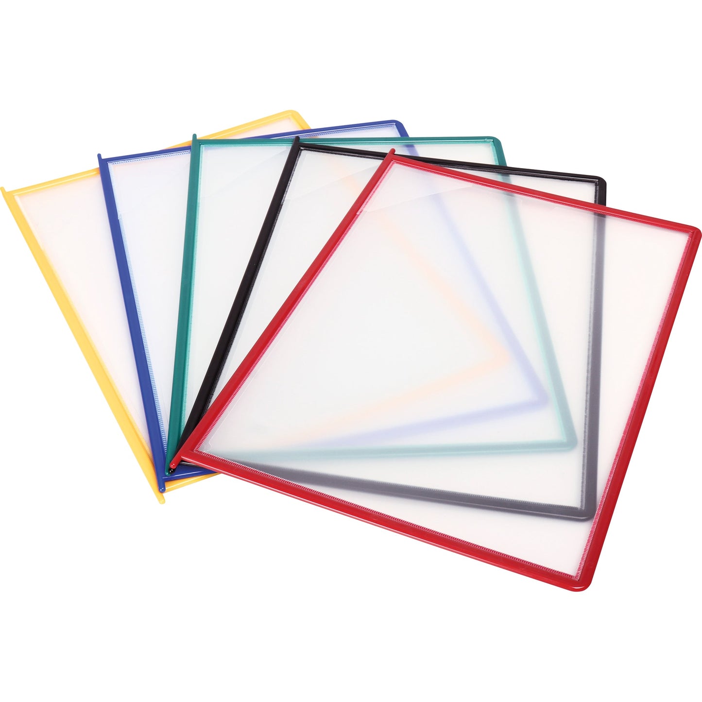 DJOIS Sichttafel Easy Load DIN A4 inkl. 5 Aufsteckreiter farbig sortiert 10 St./Pack.