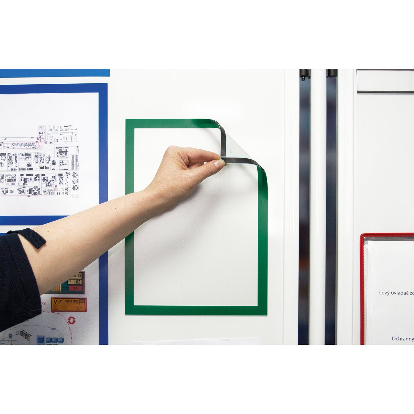 DJOIS Magnetrahmen Solo Pro DIN A4 PVC blau 10 St./Pack.