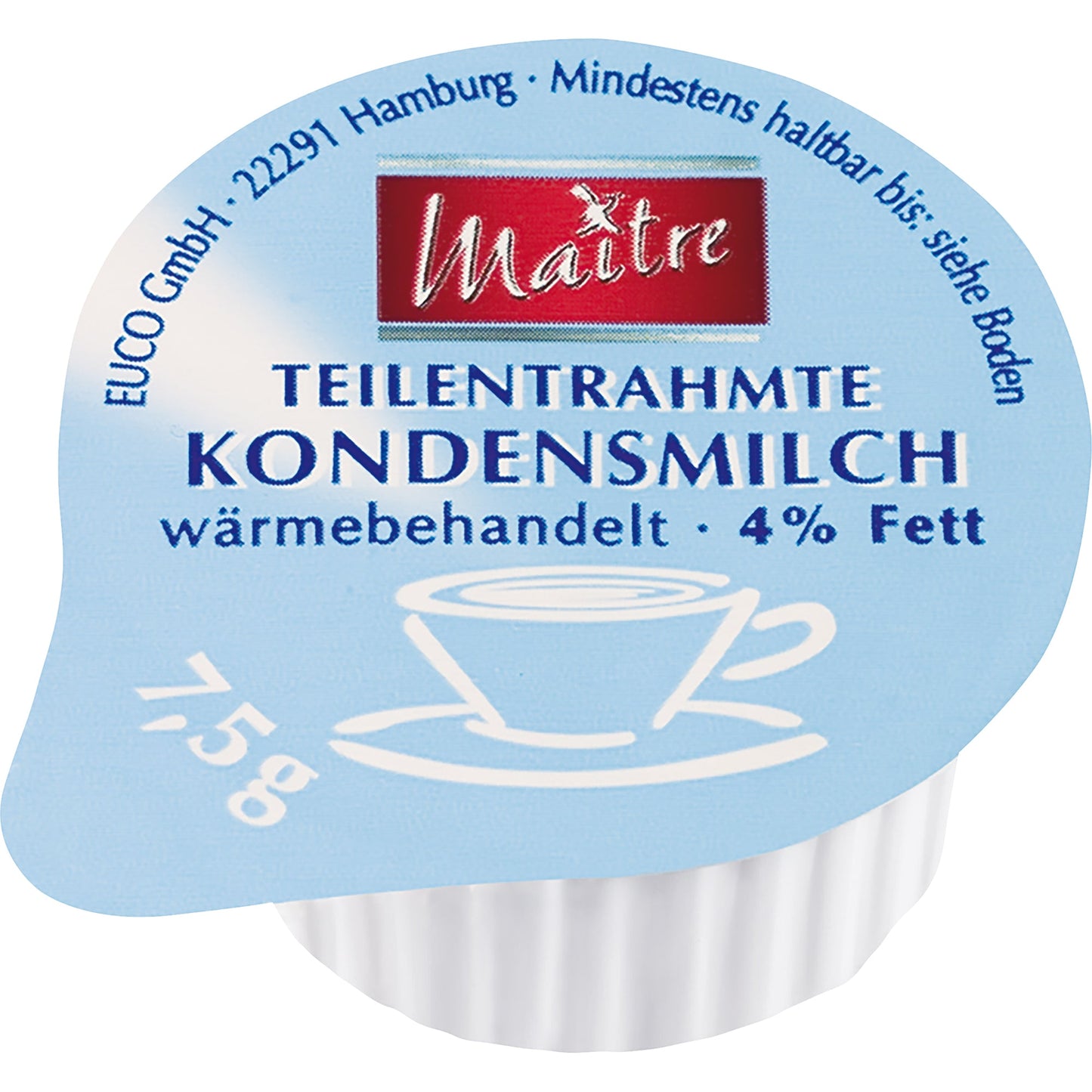 Maitre Kaffeesahne Portionsdose 4% 240 x 7,5 g/Pack.