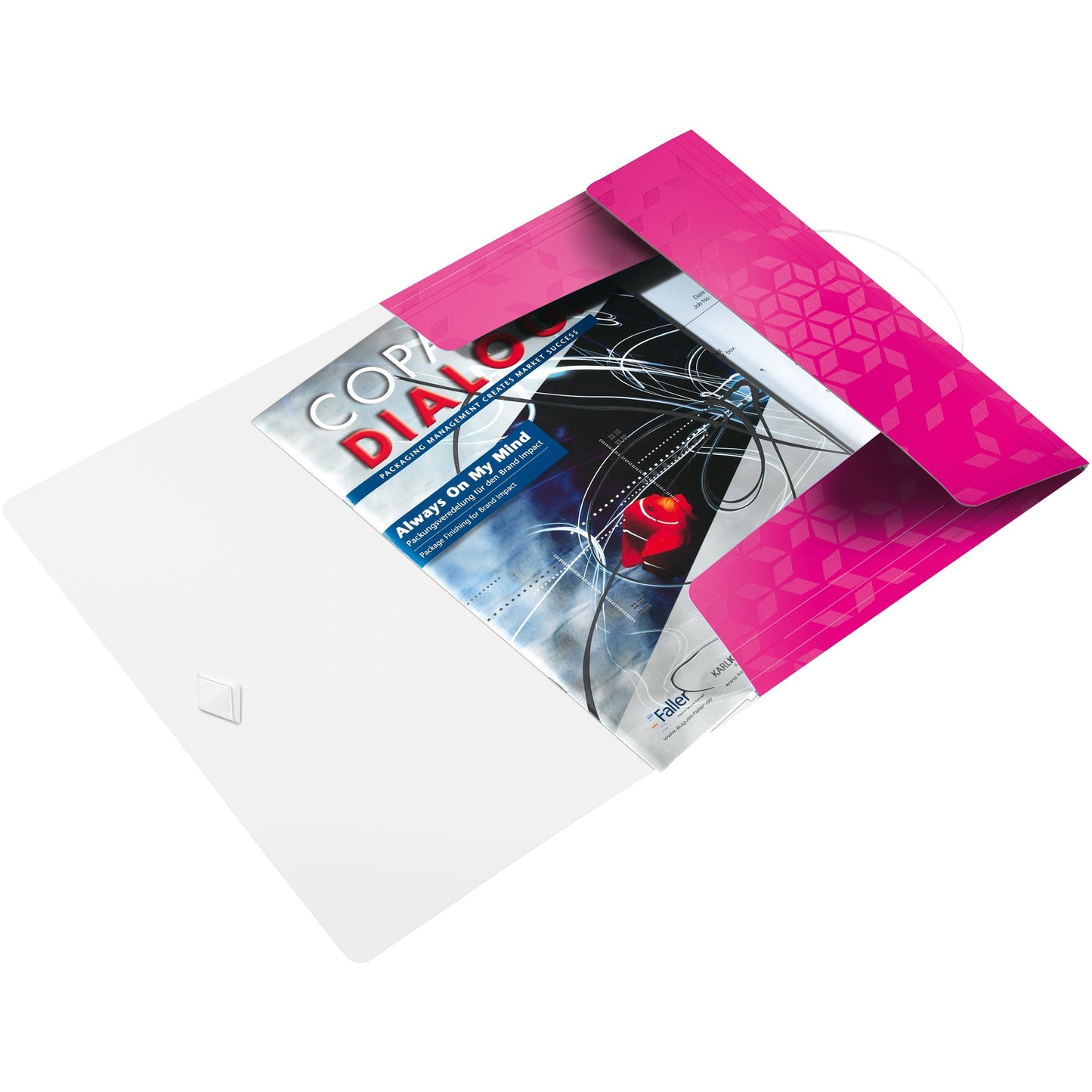 Leitz Eckspanner WOW DIN A4 Polypropylen pink
