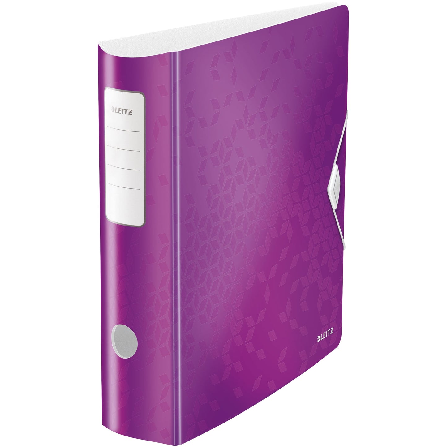 Leitz Ordner Active WOW 82mm DIN A4 Rückenschild: geklebt ohne Schlitze Werkstoff: Polyfoam violett
