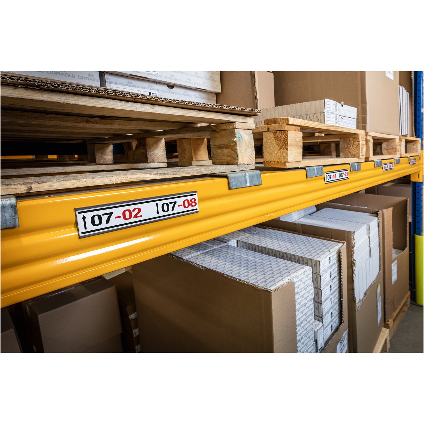 DURABLE Schilderrahmen C-Profil 20 x 4 cm (B x H) Kunststoff anthrazit 5 St./Pack.