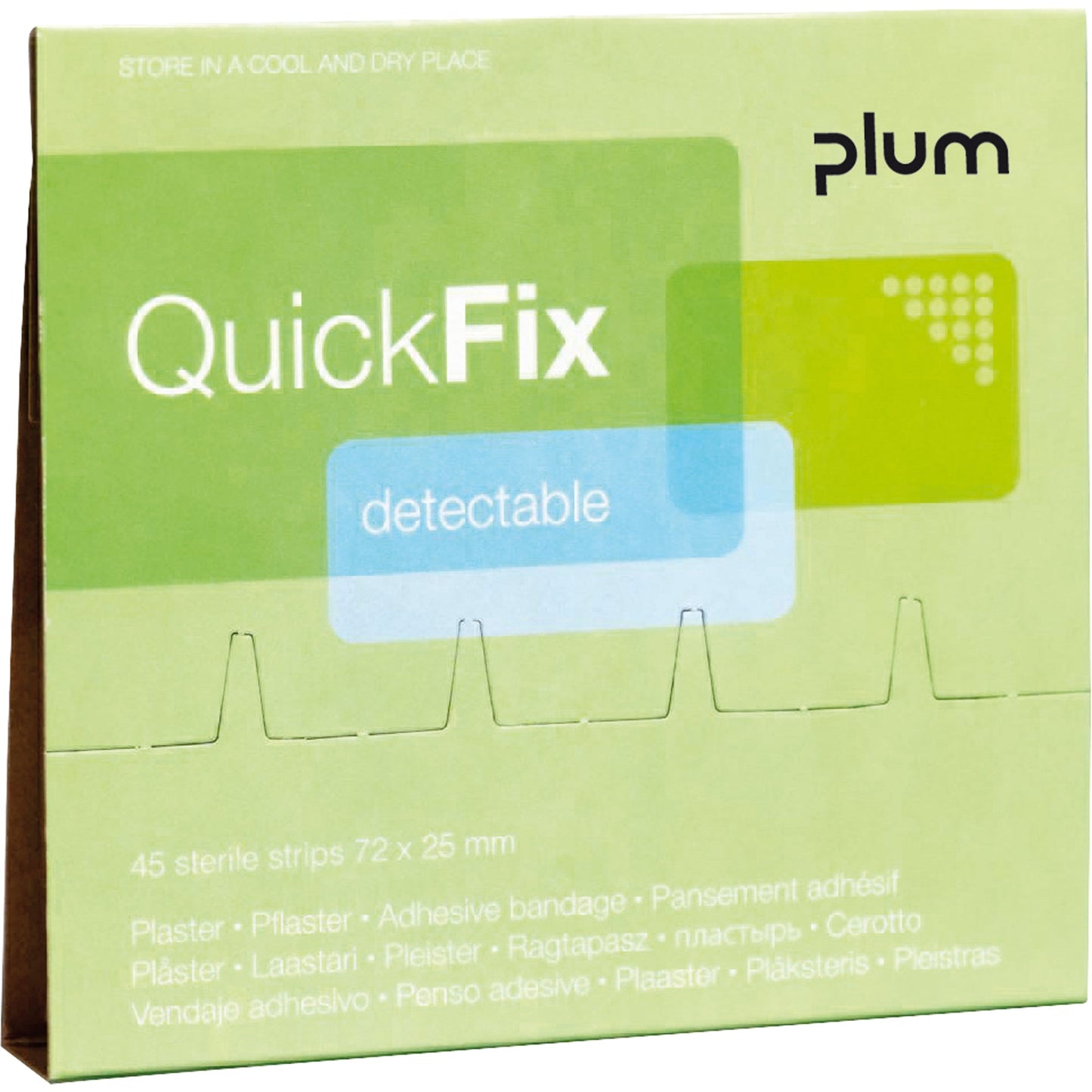 QuickFix Nachfüllset Pflasterspender QuickFix Pflasterspender 5503 45 St. 7,2 x 2,5 cm 45 St./Pack.