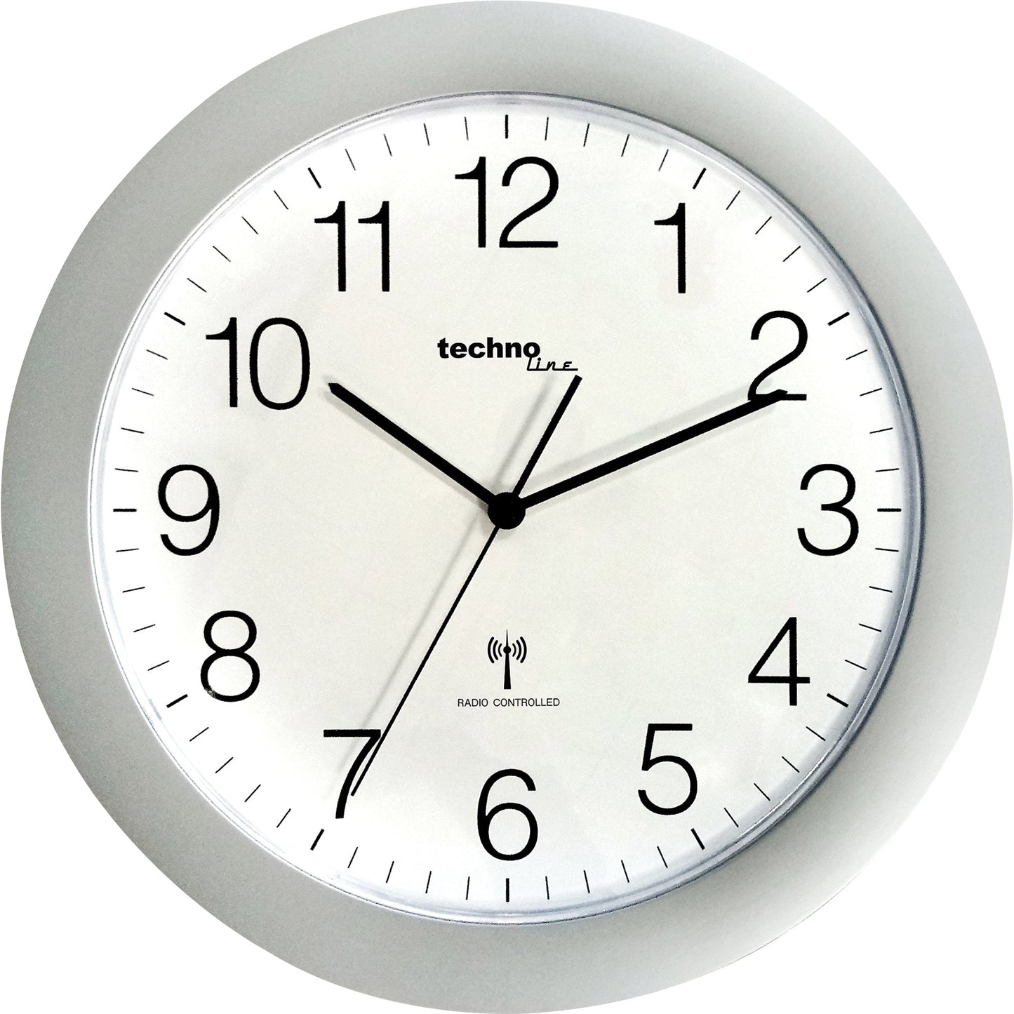 technoline® Funkuhr WT 8000 30cm Kunststoff
