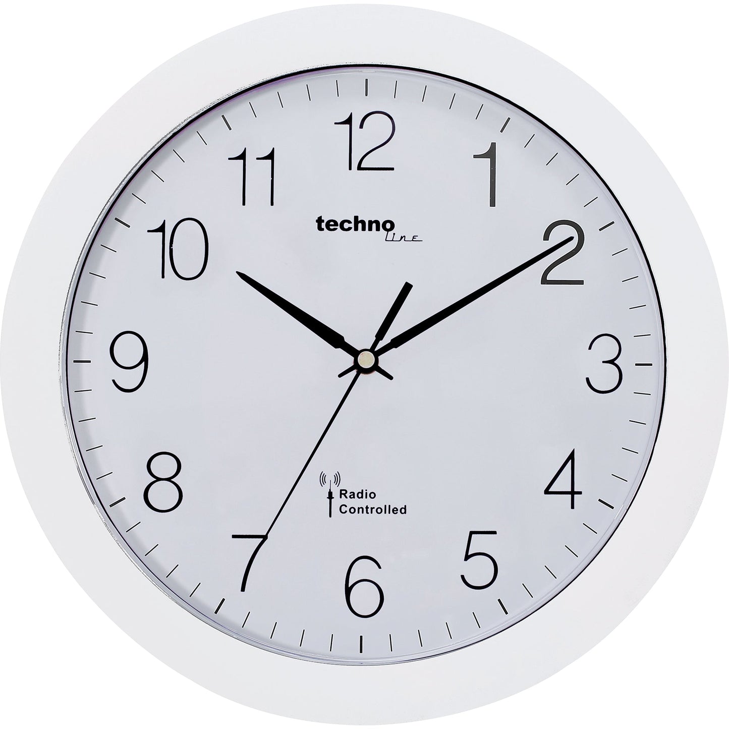 technoline® Funkuhr WT 8000 30cm Kunststoff