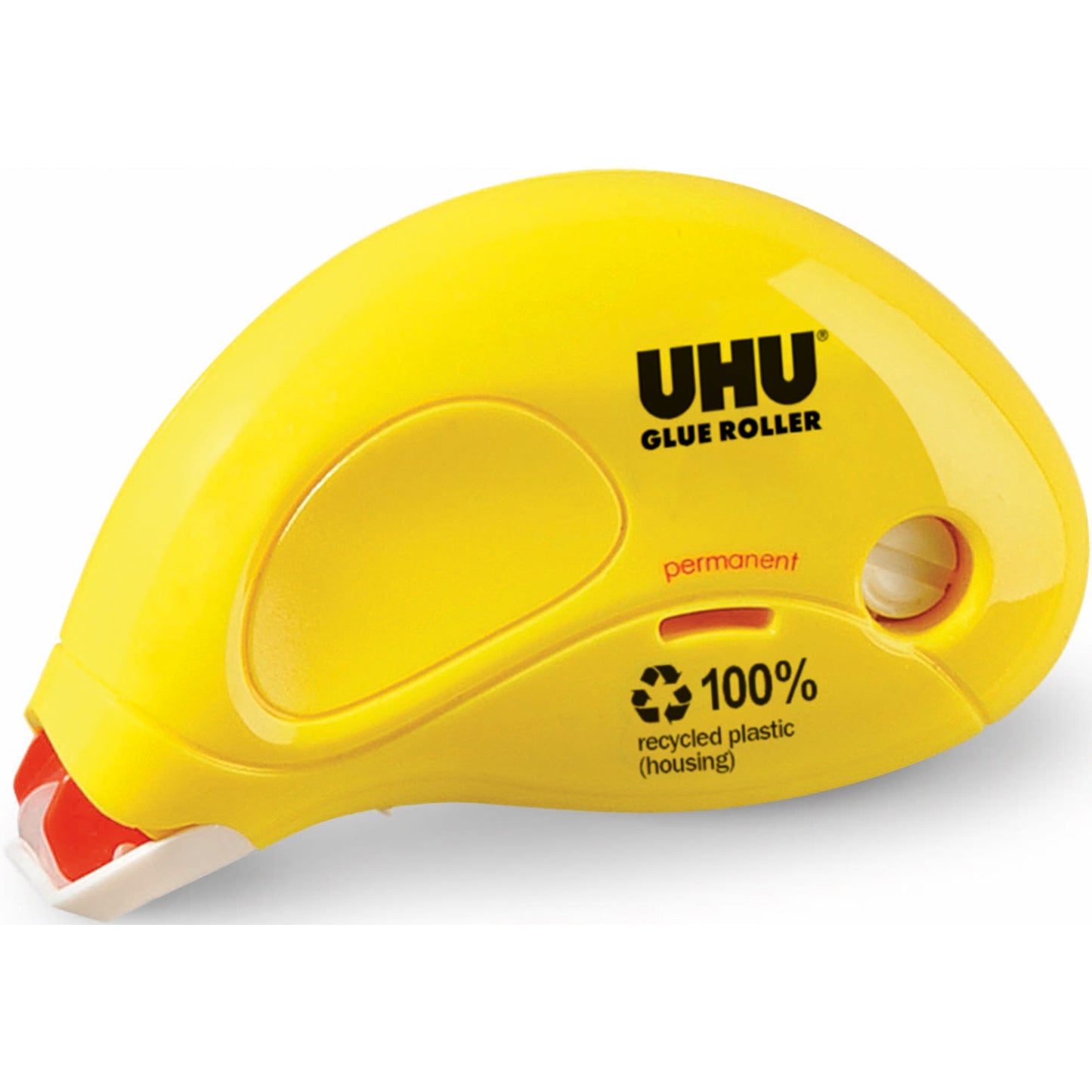 UHU® Kleberoller Glue permanent 6,5 mm x 9,5 m (B x L) nicht nachfüllbar gelb