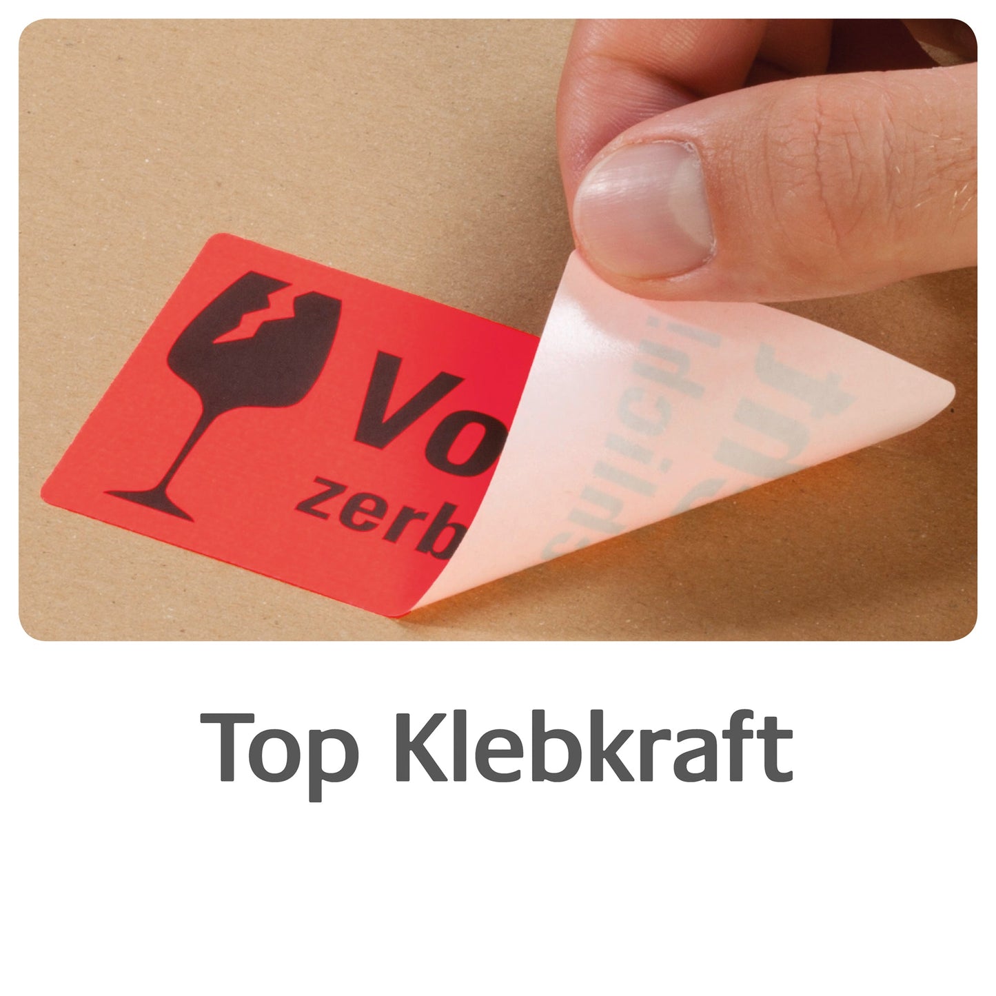 Avery Zweckform Hinweisetikett 100 x 50 mm (B x H) Papier neonrot 200 Etik./Pack.