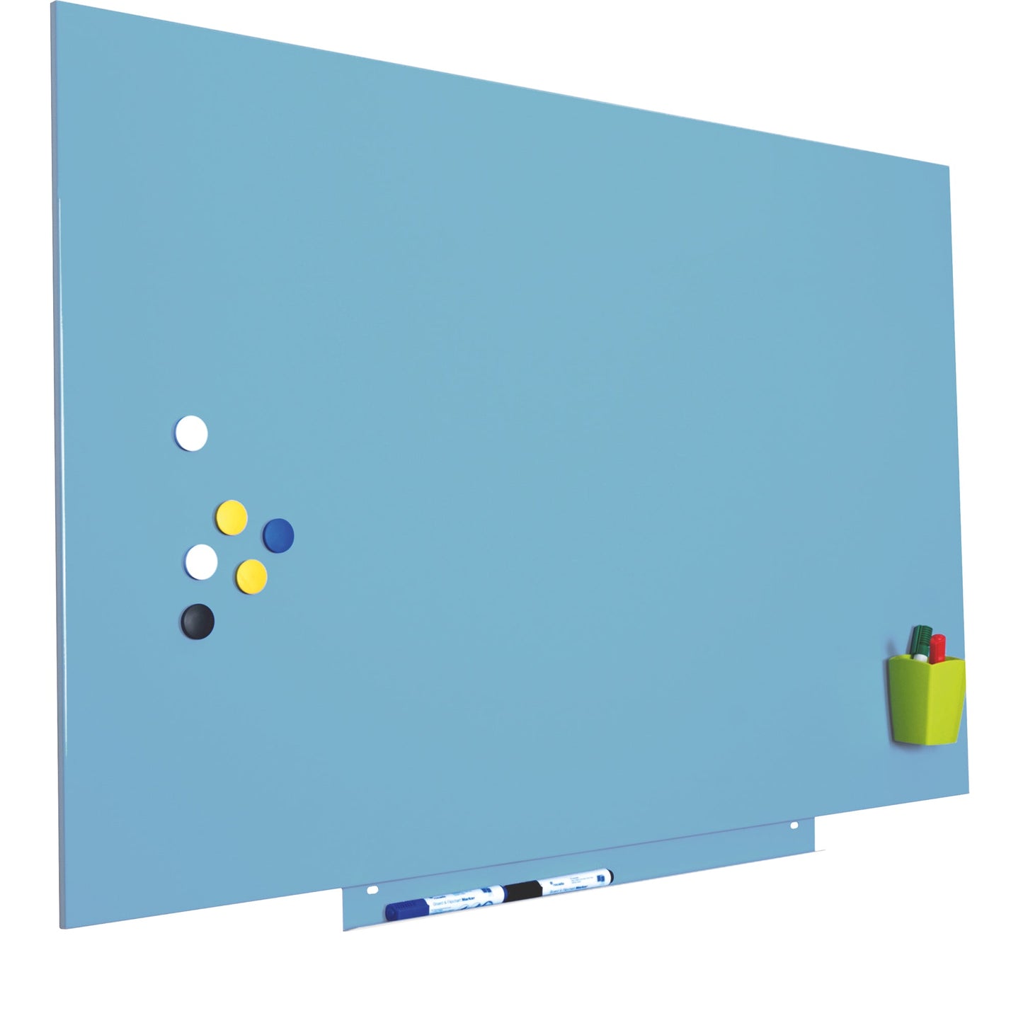 rocada Whiteboard Skin Standard Maße der Oberfläche: 150 x 100 cm (B x H) Tafel magnethaftend nicht beidseitig beschreibbar Stahl lackiert blau