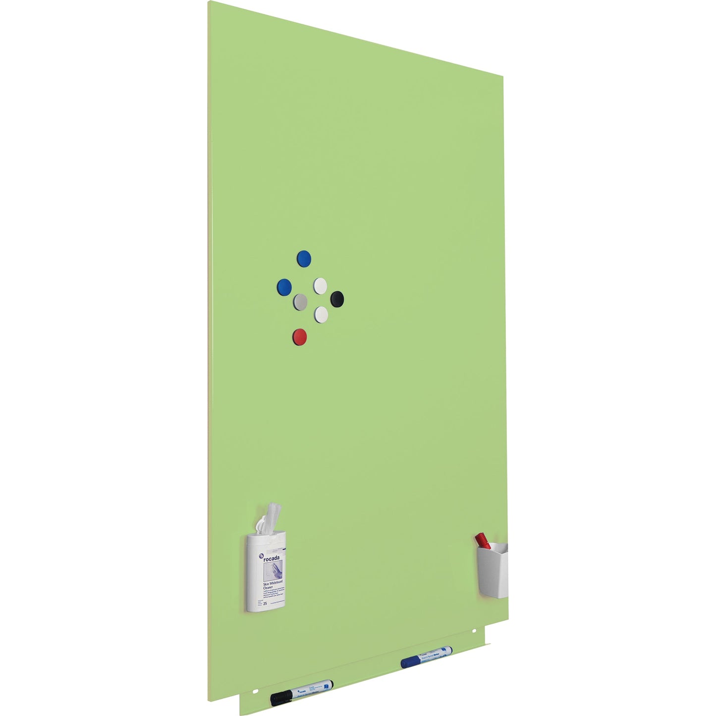 rocada Whiteboard Skin Standard Maße der Oberfläche: 115 x 75 cm (B x H) Tafel magnethaftend nicht beidseitig beschreibbar Stahl lackiert grün