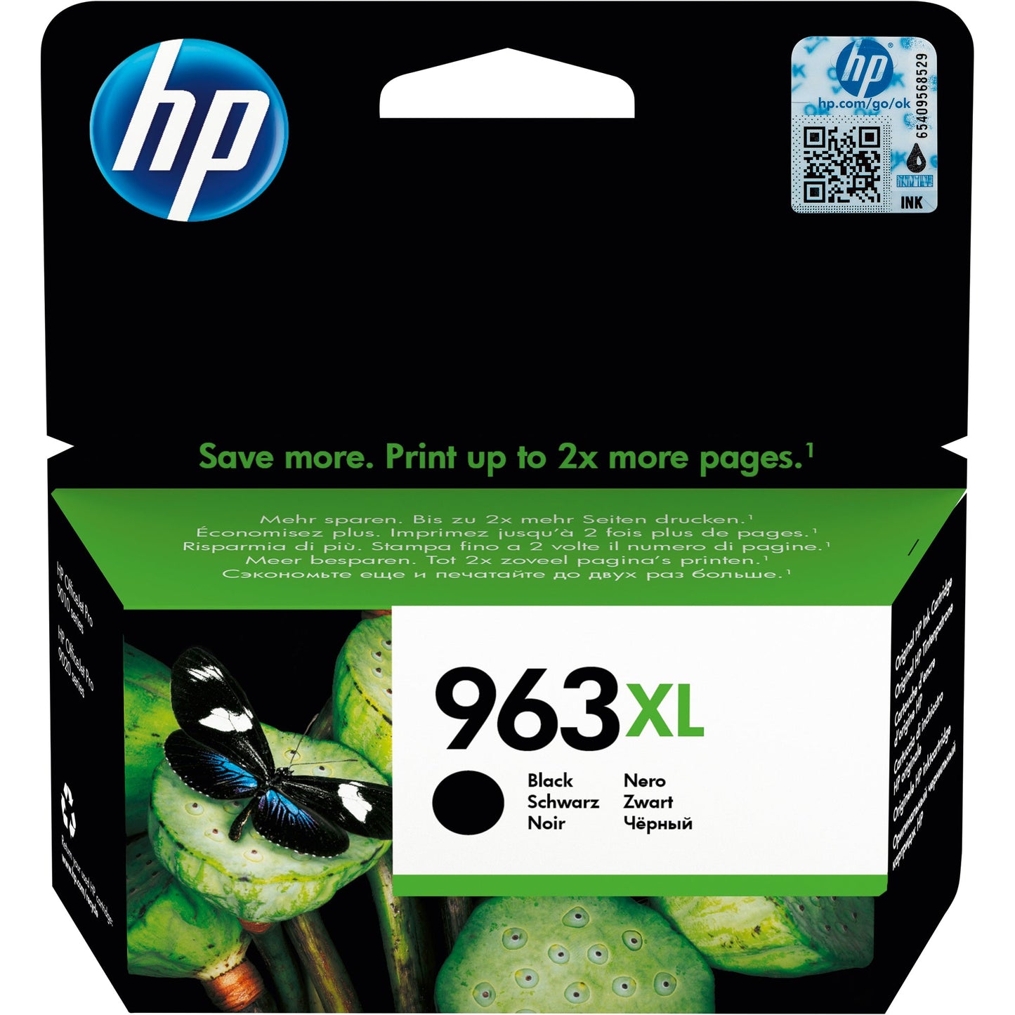 HP Tintenpatrone Originalzubehör 963XL ca. 2.000 Seiten schwarz 47,86ml