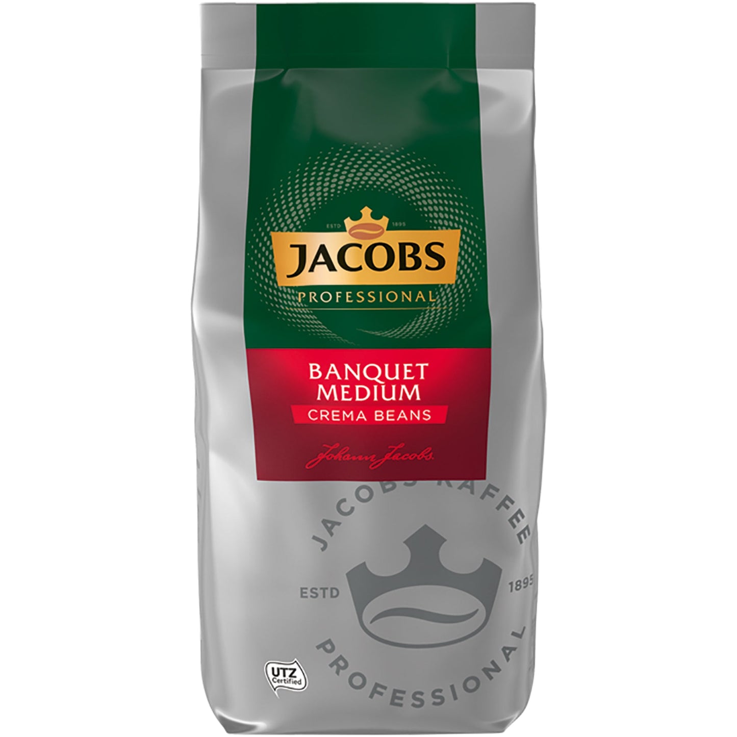 JACOBS Kaffee Banquet Medium Café Crème ganze Bohne 1.000 g/Pack.