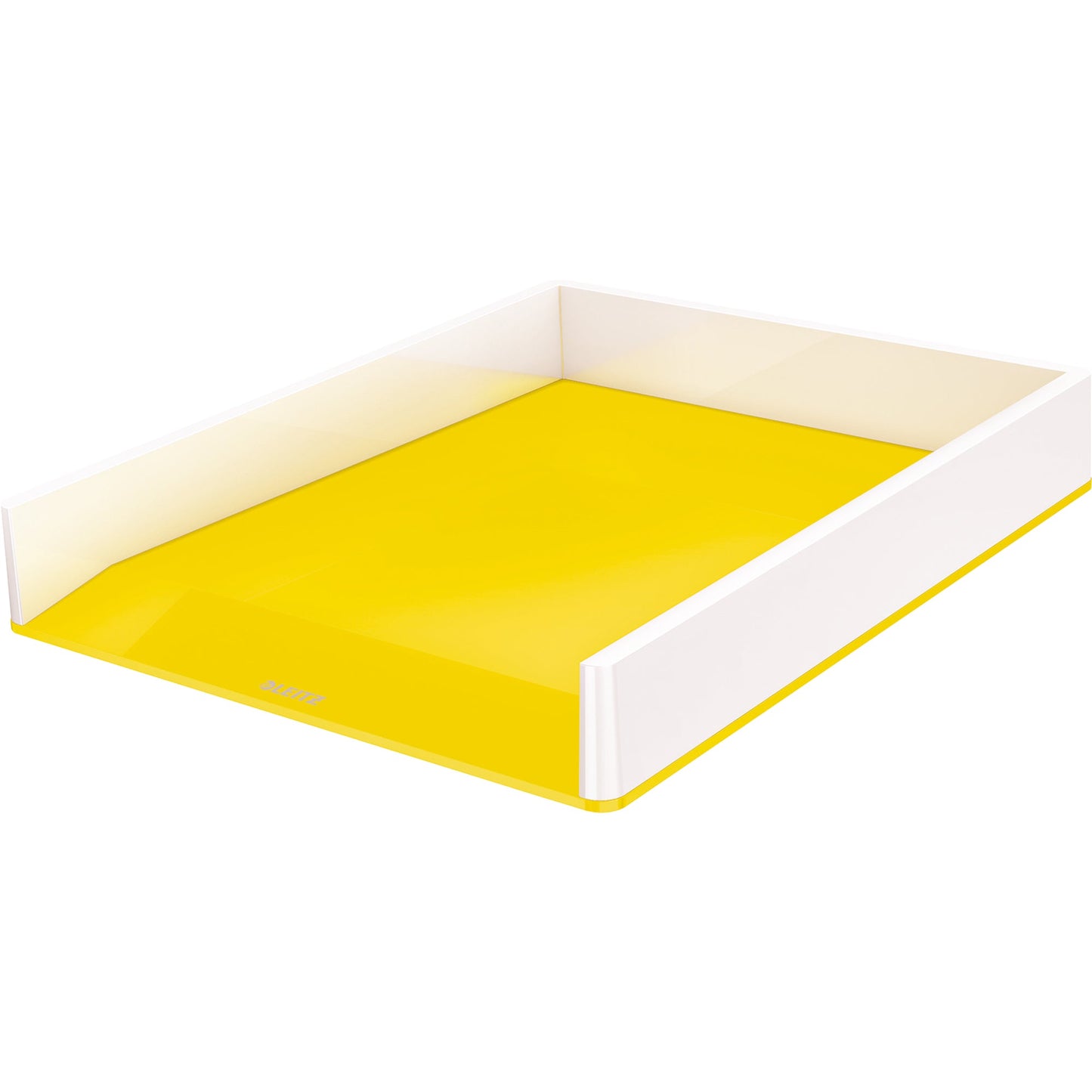 Leitz Briefablage WOW Duo Colour DIN A4, DIN C4, Folio, Letter Polystyrol Farbe: gelb/weiß
