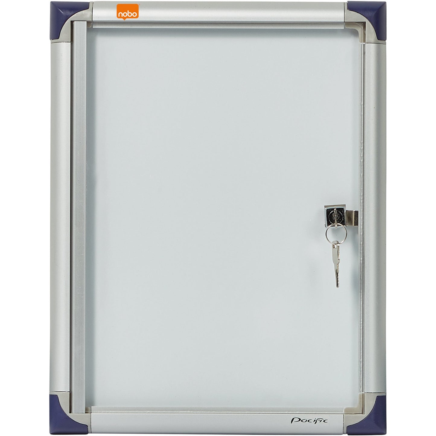 Nobo® Schaukasten Innenbereich 38,5 x 30 x 2,5 cm (B x H x T) 1 x DIN A4 mit Schloss Aluminium/Kunststoff silber