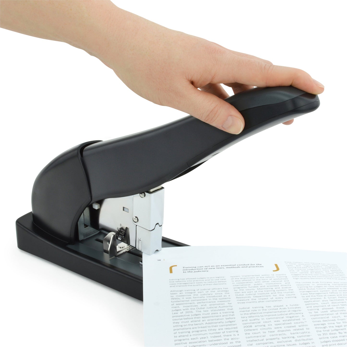 RAPESCO Blockheftgerät ECO HD-210 923/10-24 fest 210 Bl. (80 g/m²) Metall/ABS Kunststoff schwarz