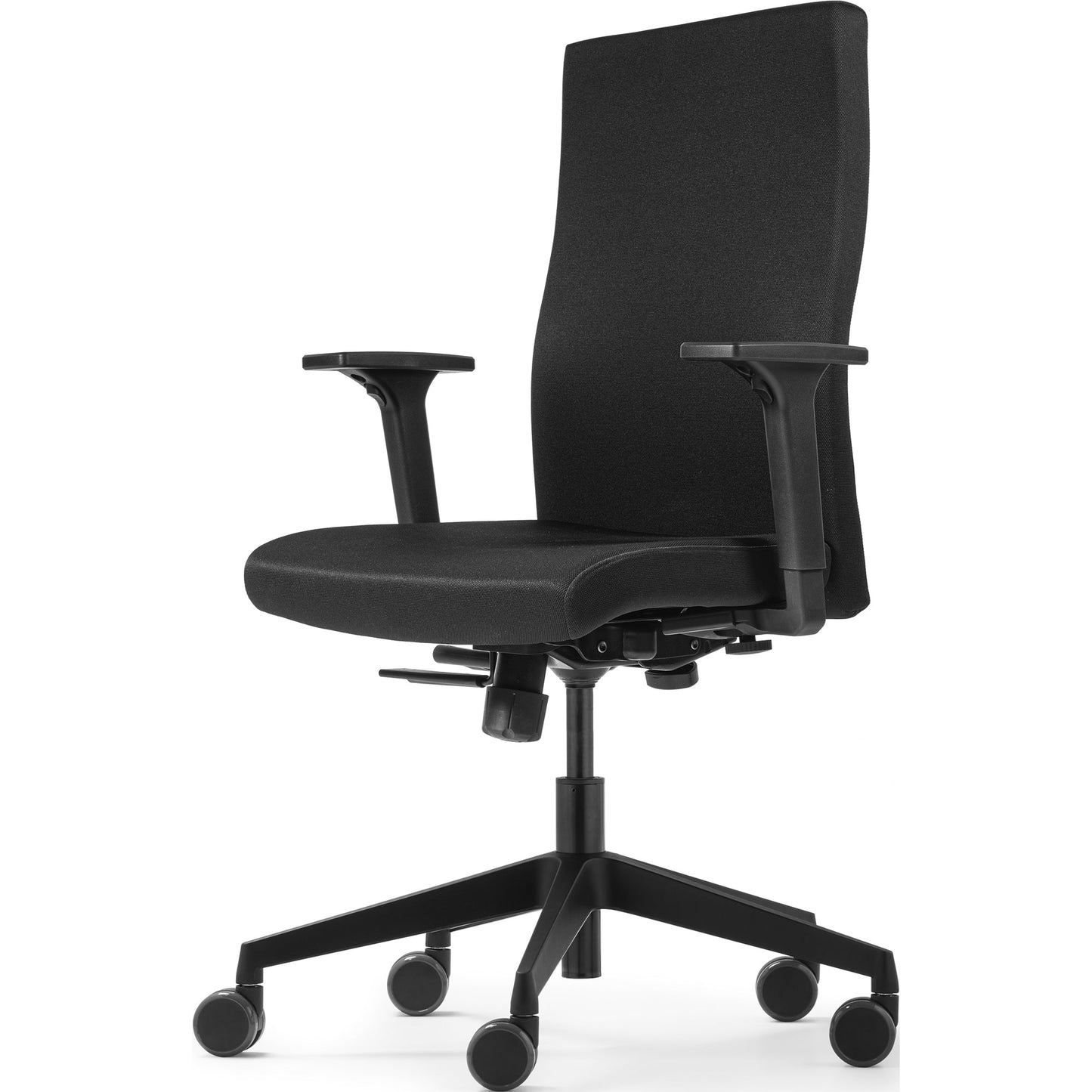 Trend Office Bürodrehstuhl to-strike work comfort 42-53cm Synchronmechanik Rolle weich gebremst (für Hartboden) Polyamid schwarz