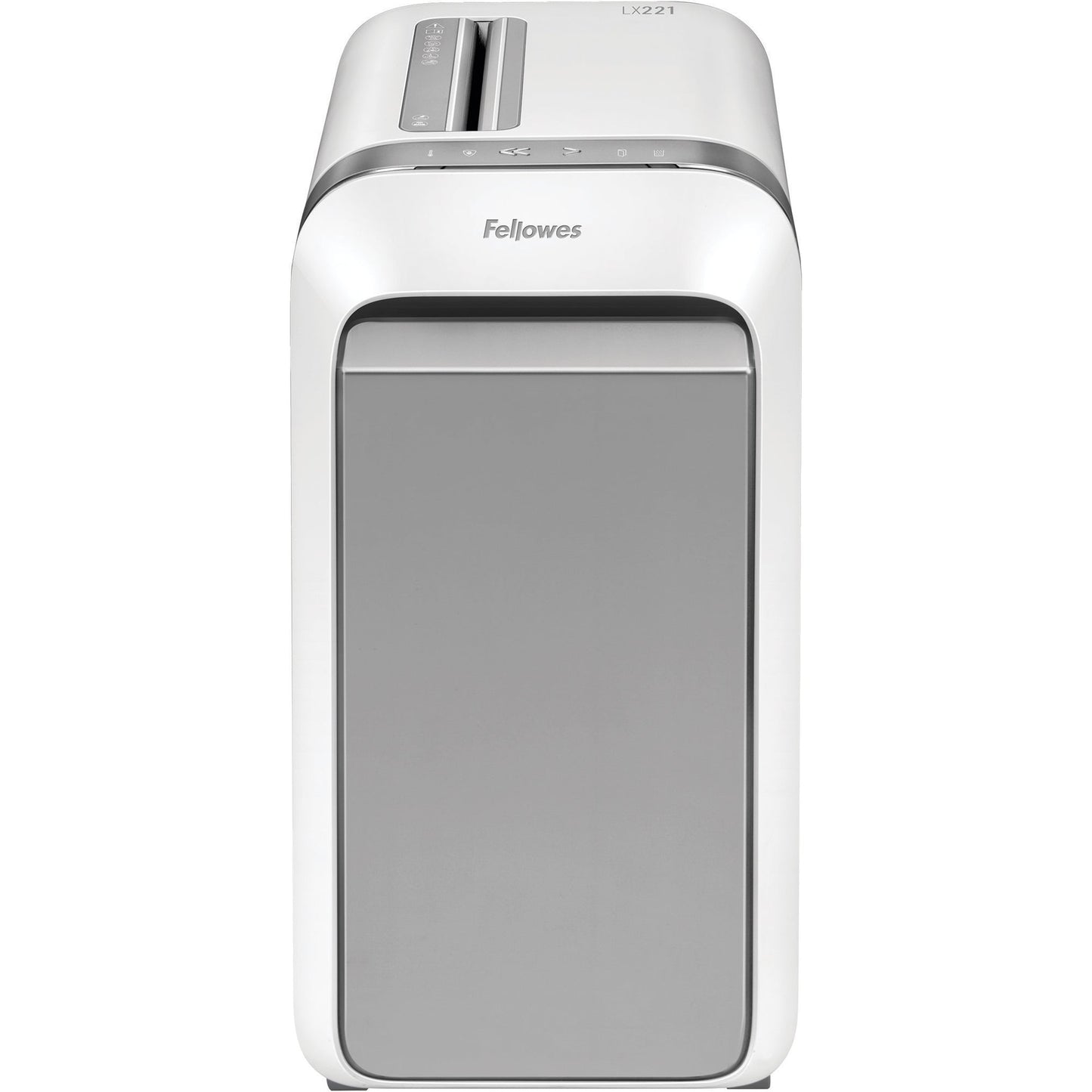 Fellowes® Aktenvernichter Powershred® LX 221 P-5 Papier, Heftklammern, Büroklammern, Kreditkarten Partikelschnitt 20 Bl. weiß