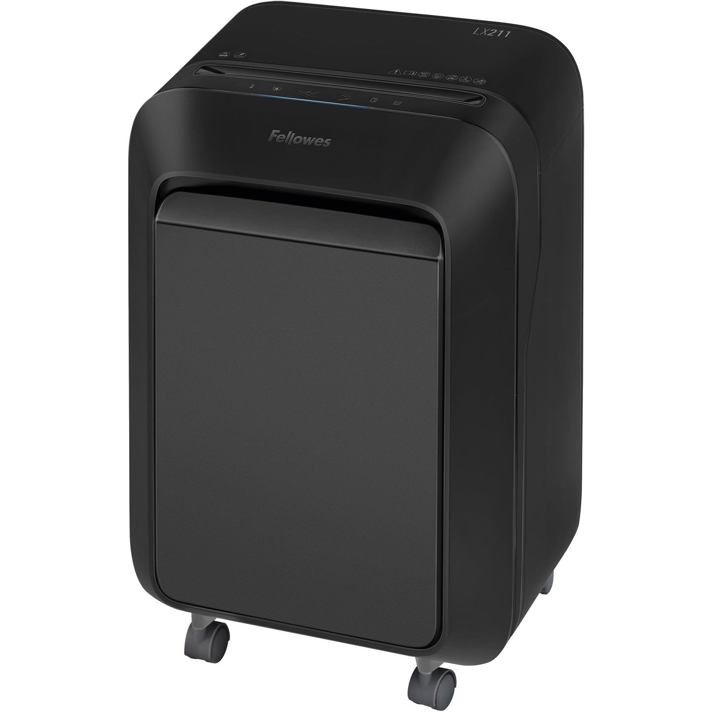 Fellowes® Aktenvernichter Powershred® LX 211 P-5 Papier, Heftklammern, Büroklammern, Kreditkarten Partikelschnitt 15 Bl. schwarz