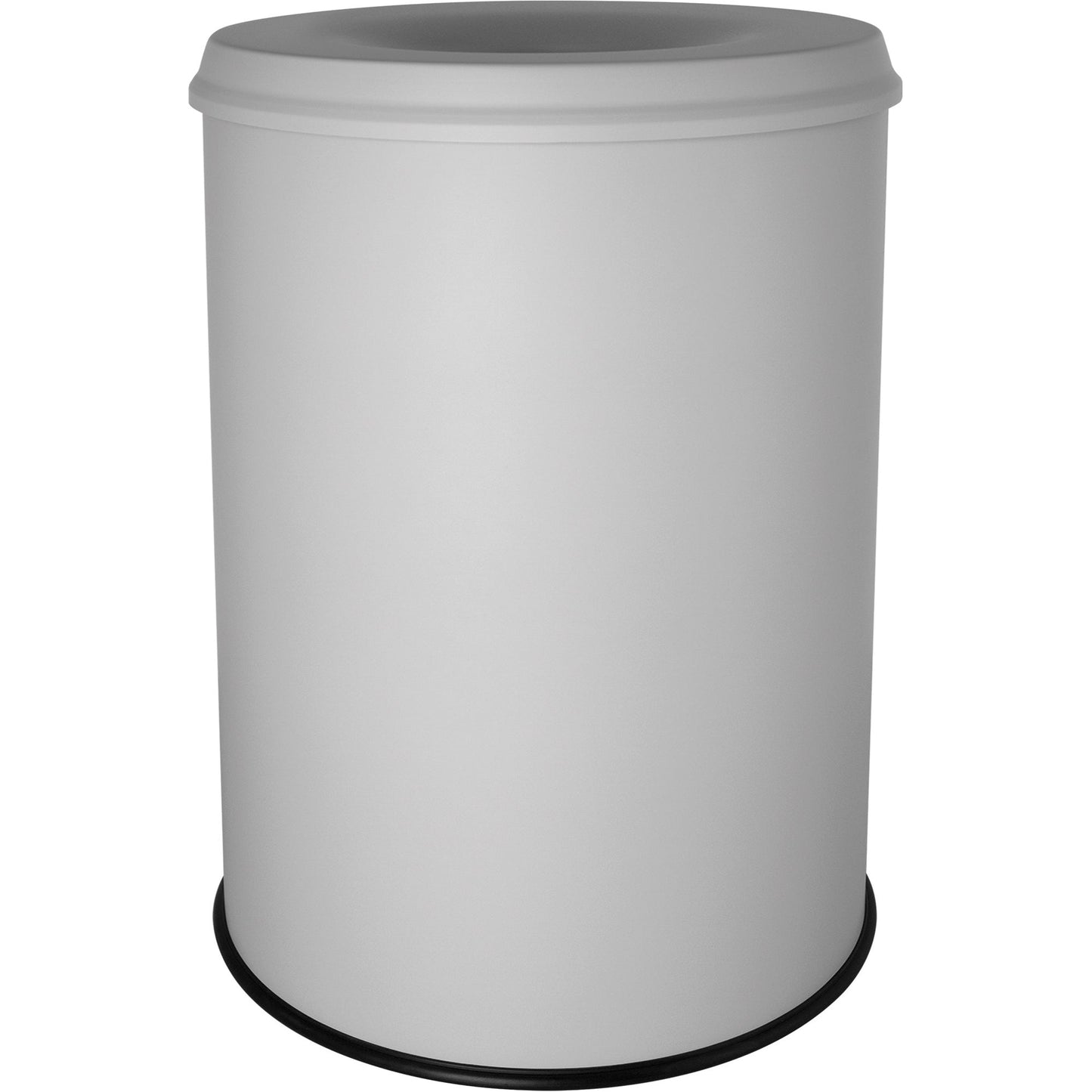 helit Papierkorb the guardian 26 x 36 cm (Ø x H) Stahl, pulverbeschichtet Farbe: lichtgrau 1 Sortierfach