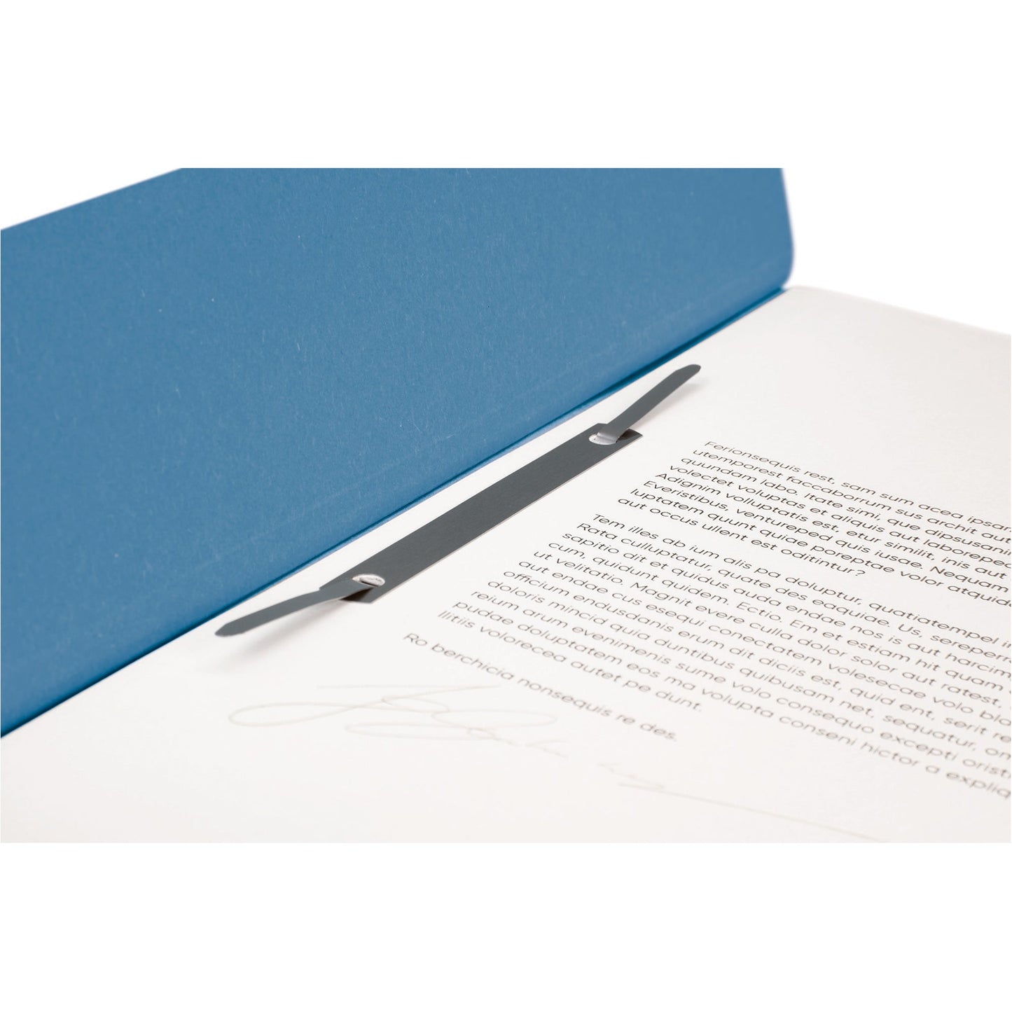 Falken Einhakhefter DIN A4 250g/m² Manilakarton blau