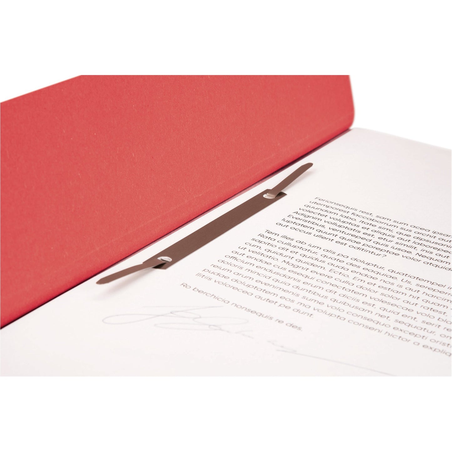 Falken Einhakhefter DIN A4 250g/m² Manilakarton rot