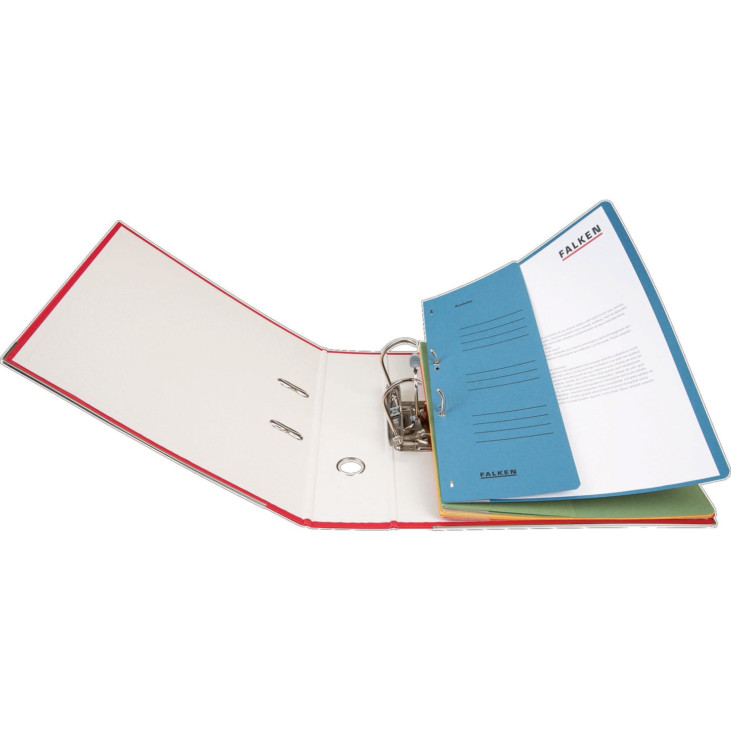 Falken Ösenhefter DIN A4 250g/m² Manilakarton, recycelt orange