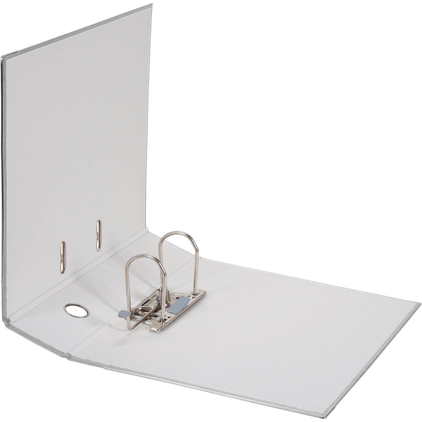 Falken Ordner Color Vegan 80mm DIN A4 Rückenschild: einsteckbar mit Schlitzen Werkstoff: Pappe Material außen: Polypropylen Material innen: Papier grau