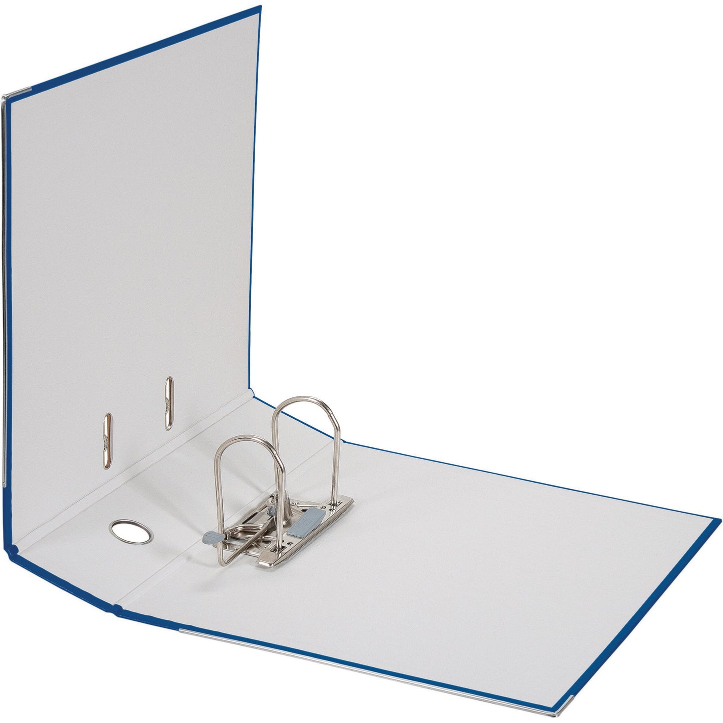 Falken Ordner Color Vegan 80mm DIN A4 Rückenschild: einsteckbar mit Schlitzen Werkstoff: Pappe Material außen: Polypropylen Material innen: Papier blau