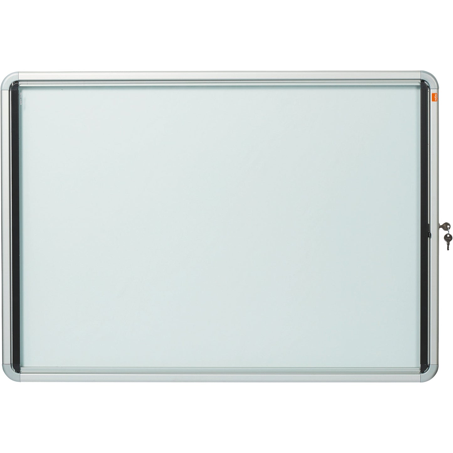 Nobo® Schaukasten Innenbereich 92,3 x 66,7 x 4,3 cm (B x H x T) 8 x DIN A4 mit Schloss Aluminium silber