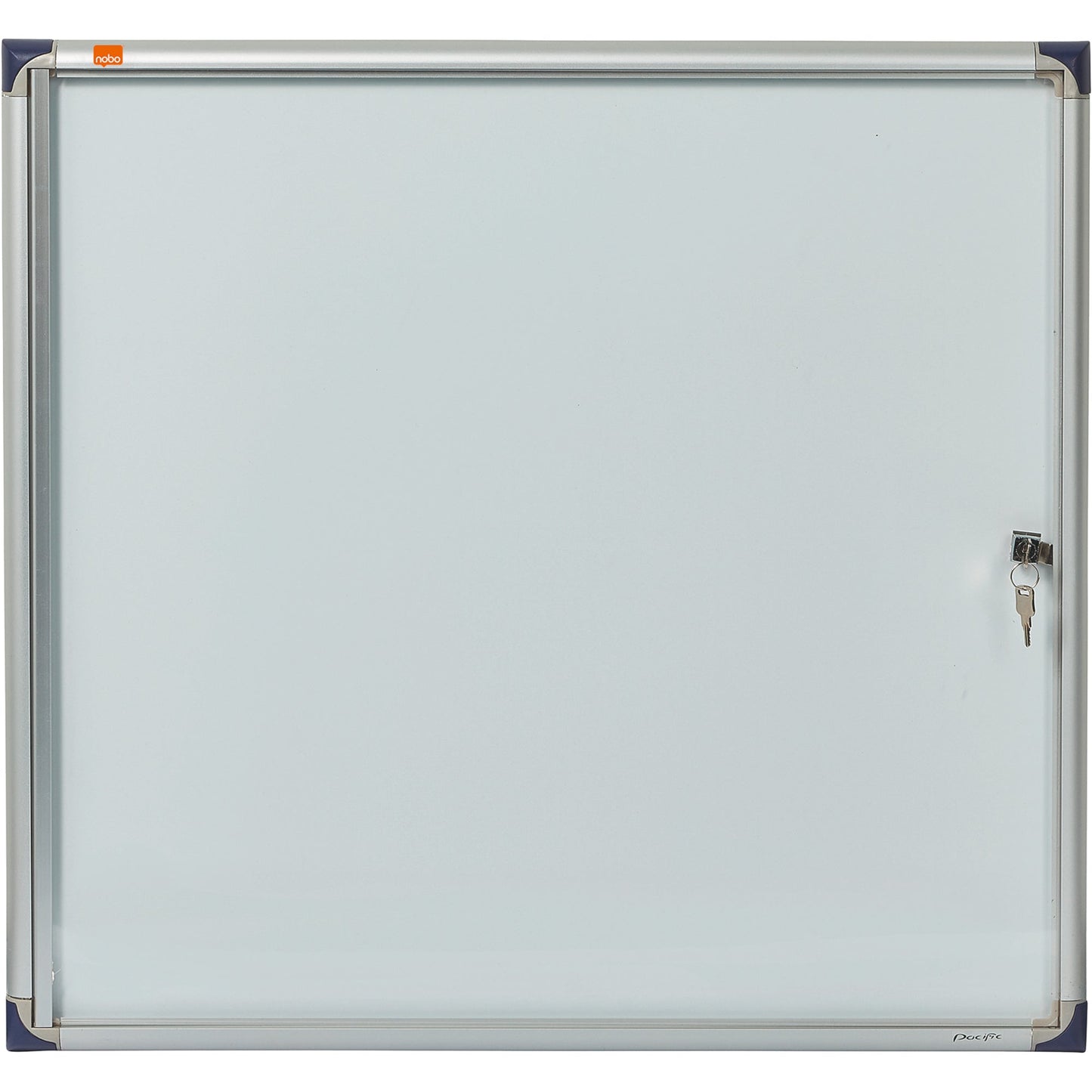 Nobo® Schaukasten Innenbereich 72,5 x 68 x 2,5 cm (B x H x T) 6 x DIN A4 mit Schloss Aluminium/Kunststoff silber